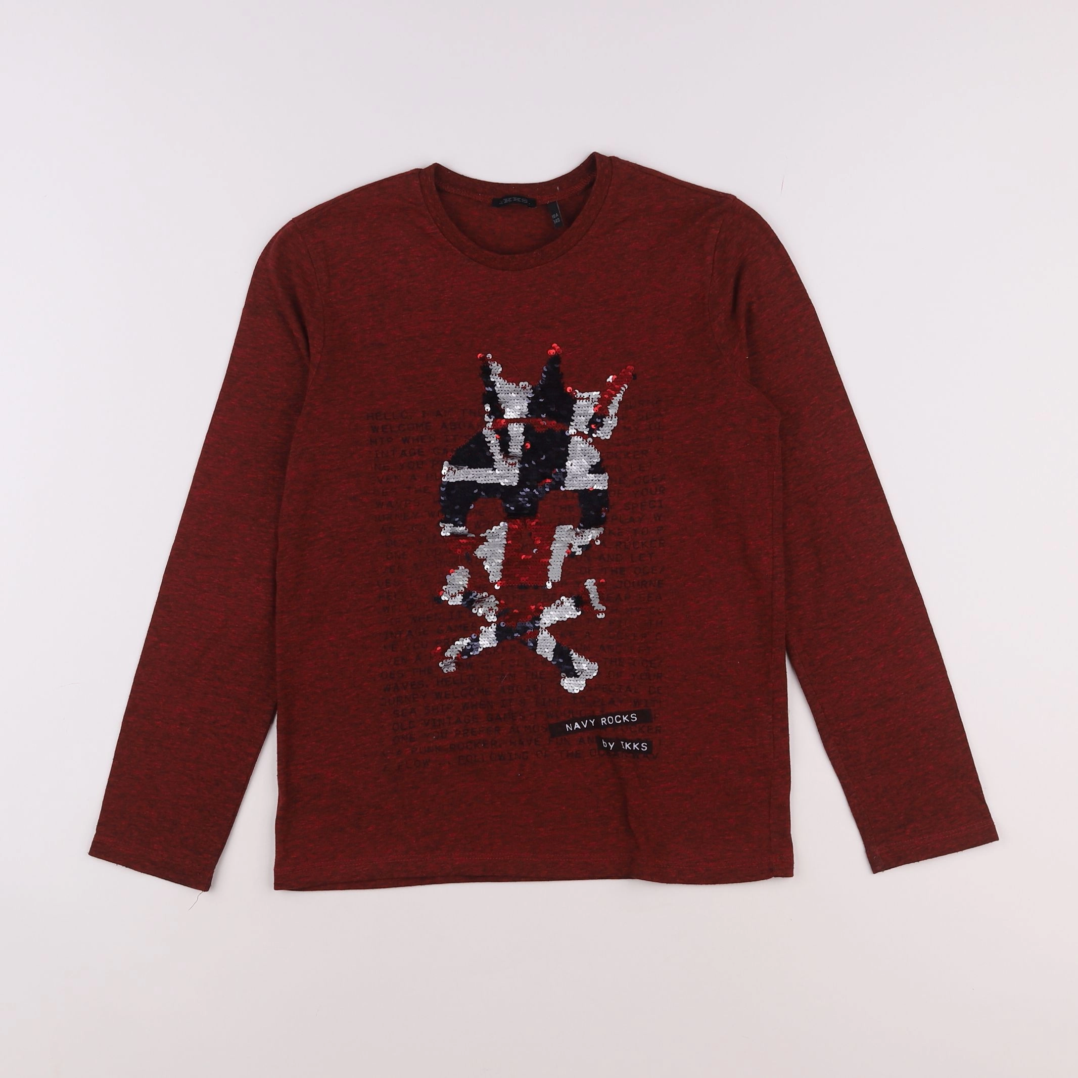 IKKS - tee-shirt rouge - 10 ans