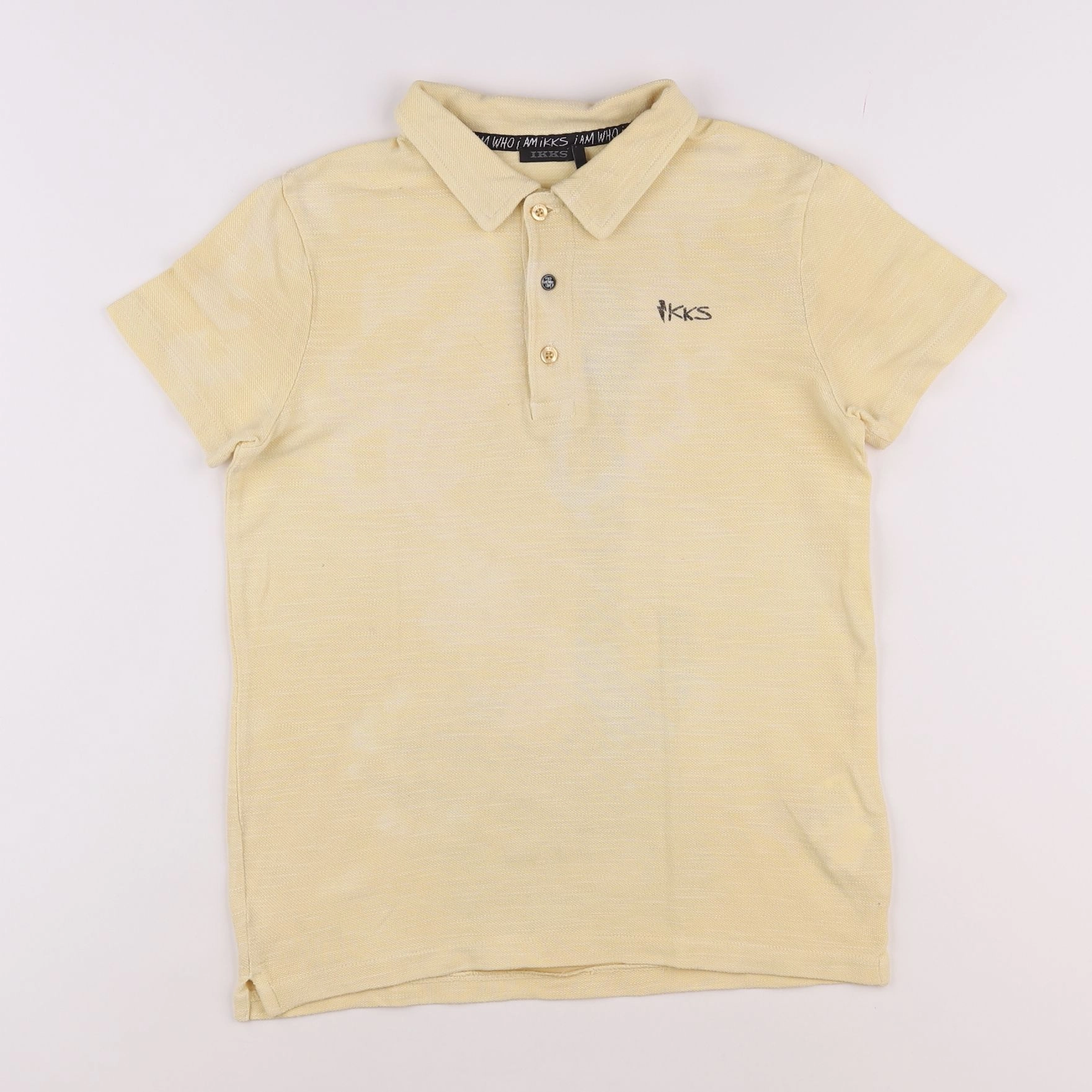 IKKS - polo jaune - 10 ans