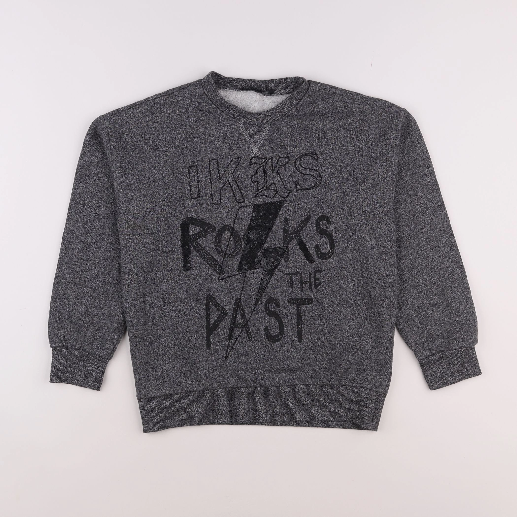 IKKS - sweat gris - 10 ans