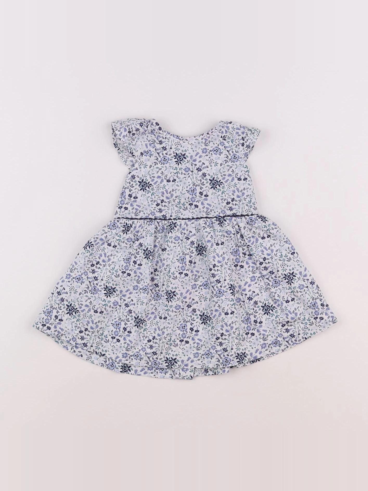 Vertbaudet - robe bleu - 6 mois