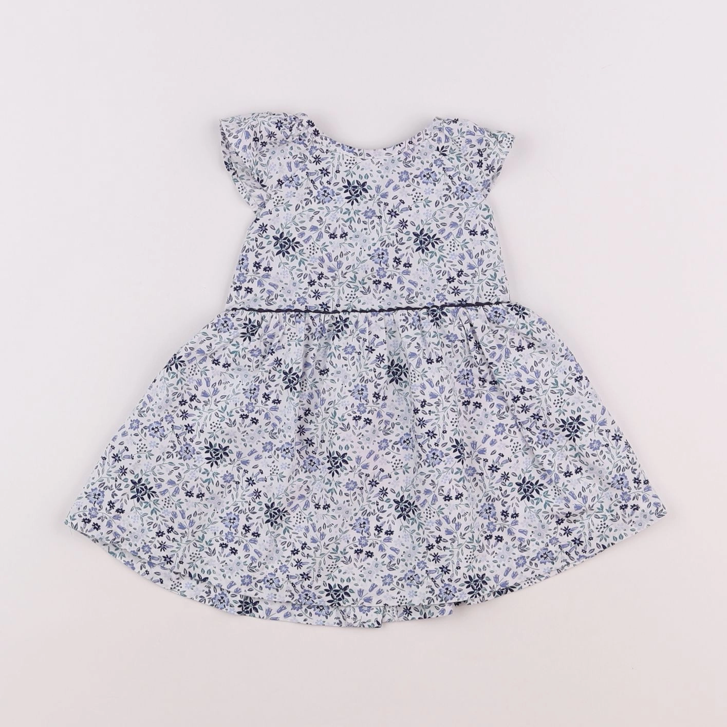 Vertbaudet - robe bleu - 6 mois