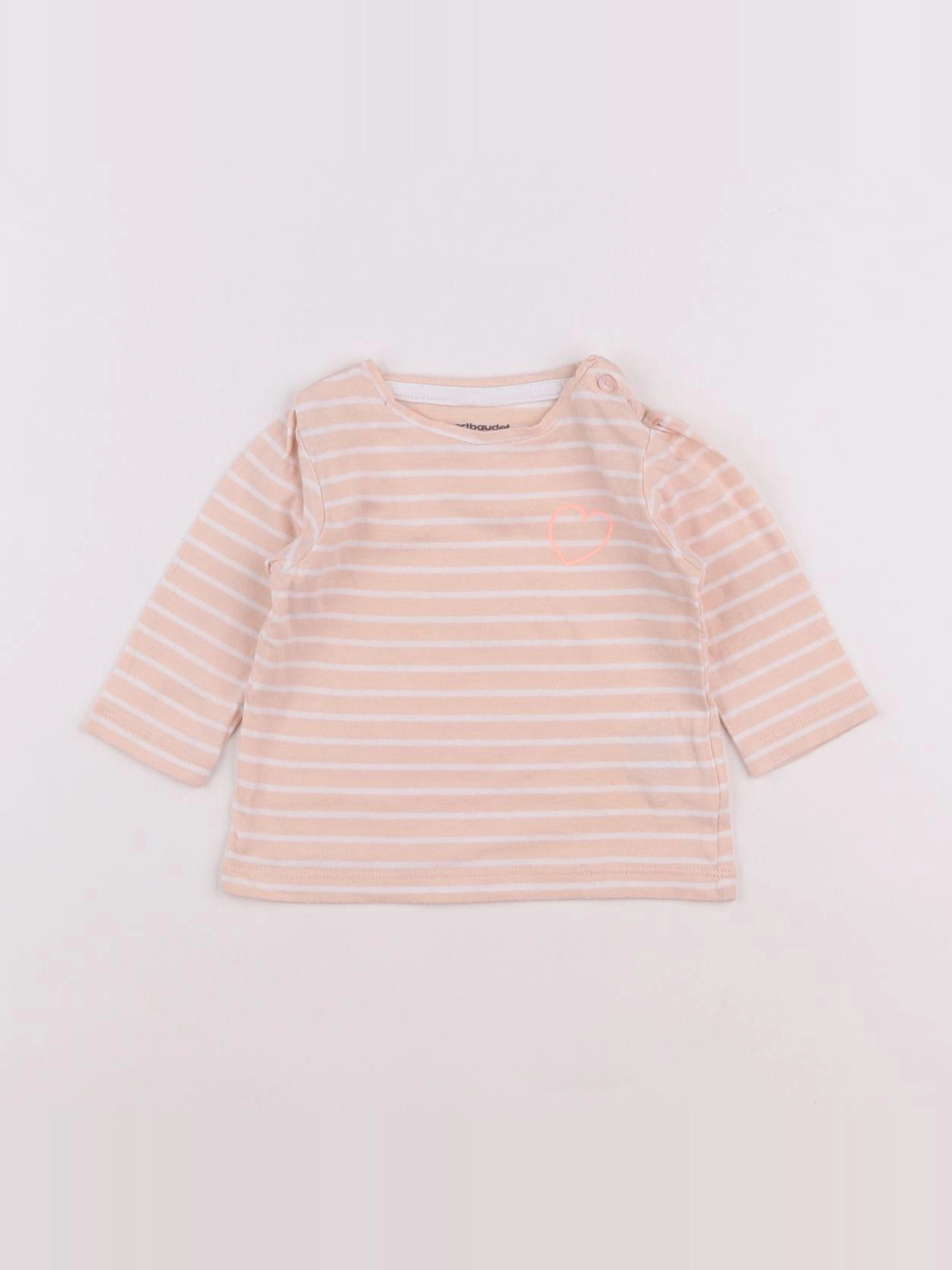 Vertbaudet - tee-shirt rose - 3 mois
