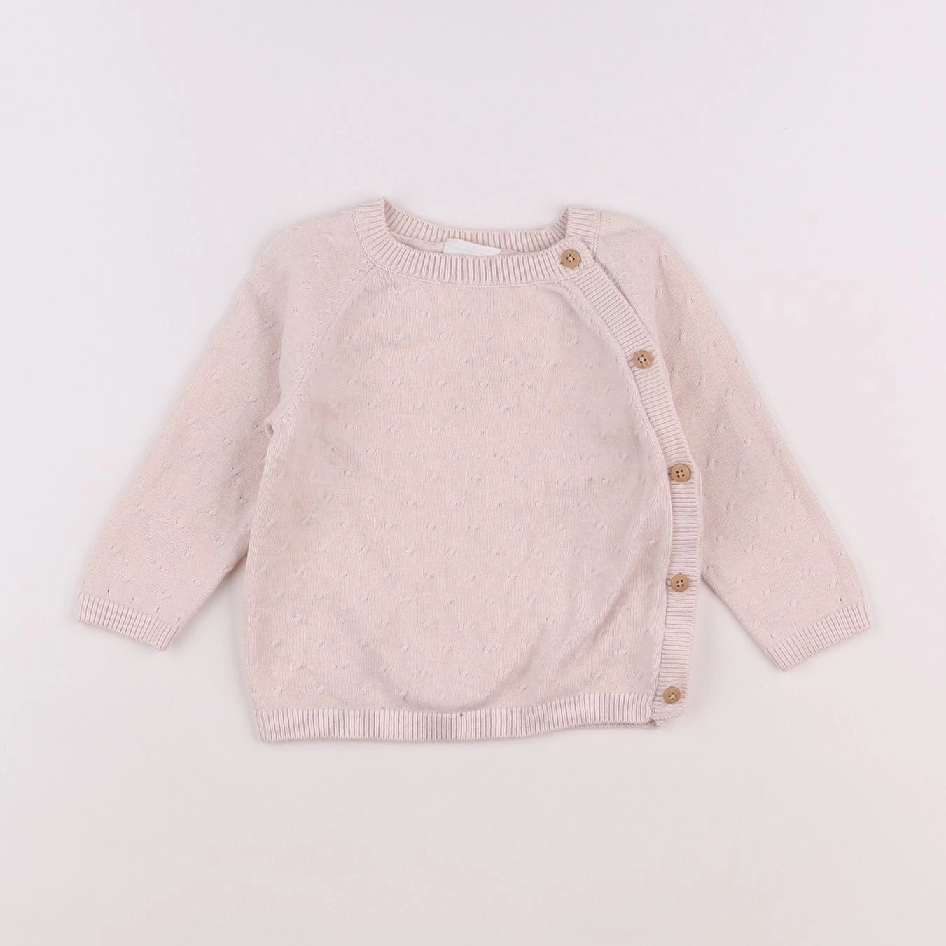Tape à l'oeil - gilet rose - 6 mois