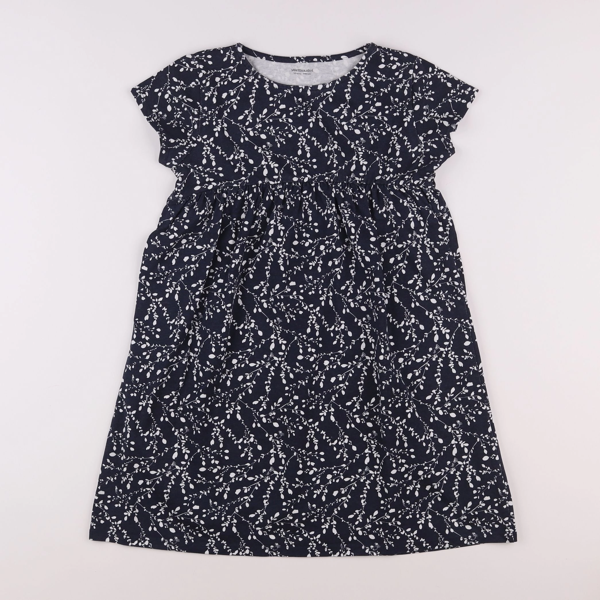 Vertbaudet - robe bleu - 10 ans