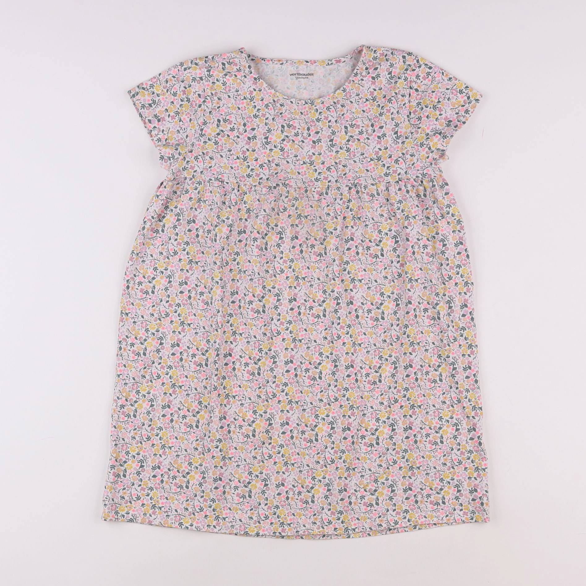 Vertbaudet - robe rose - 7 ans