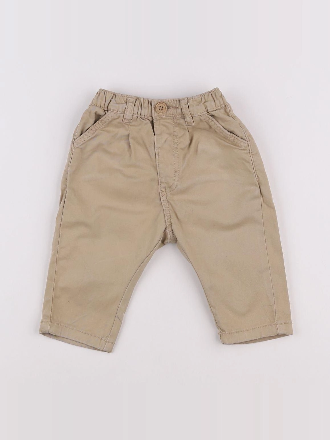 Tape à l'oeil - pantalon beige - 6 mois