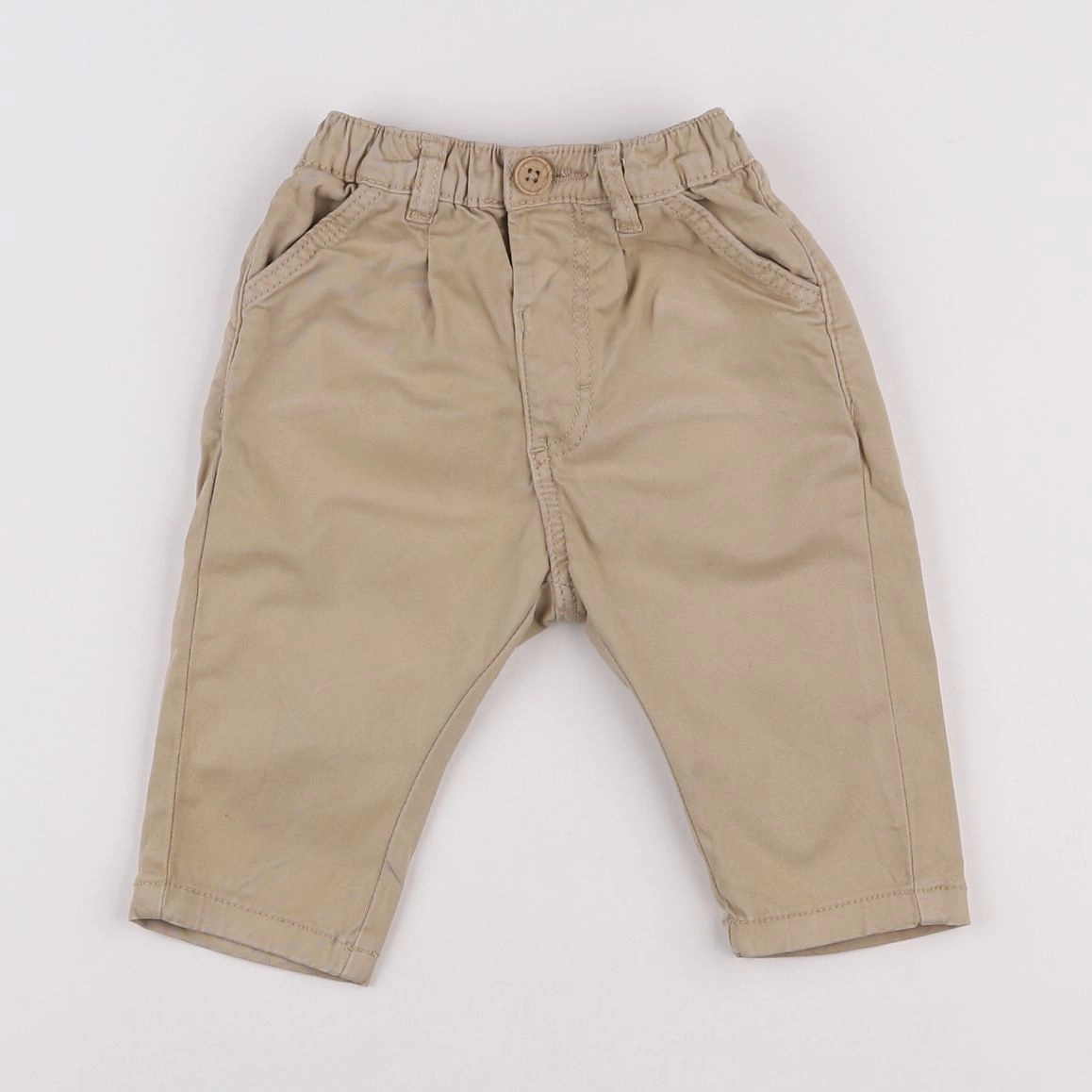 Tape à l'oeil - pantalon beige - 6 mois