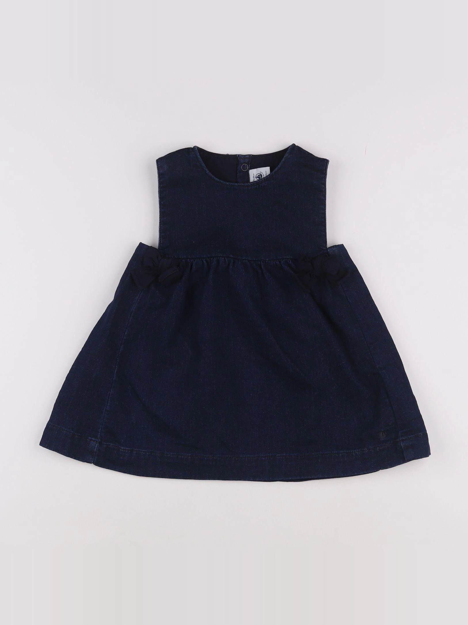 Petit Bateau - robe bleu - 18 mois