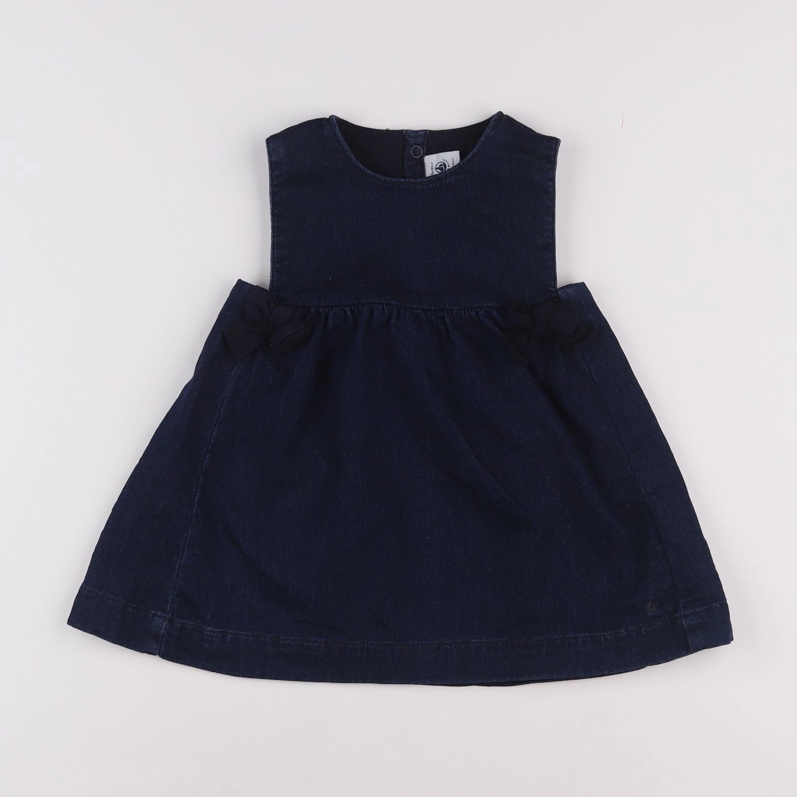 Petit Bateau - robe bleu - 18 mois