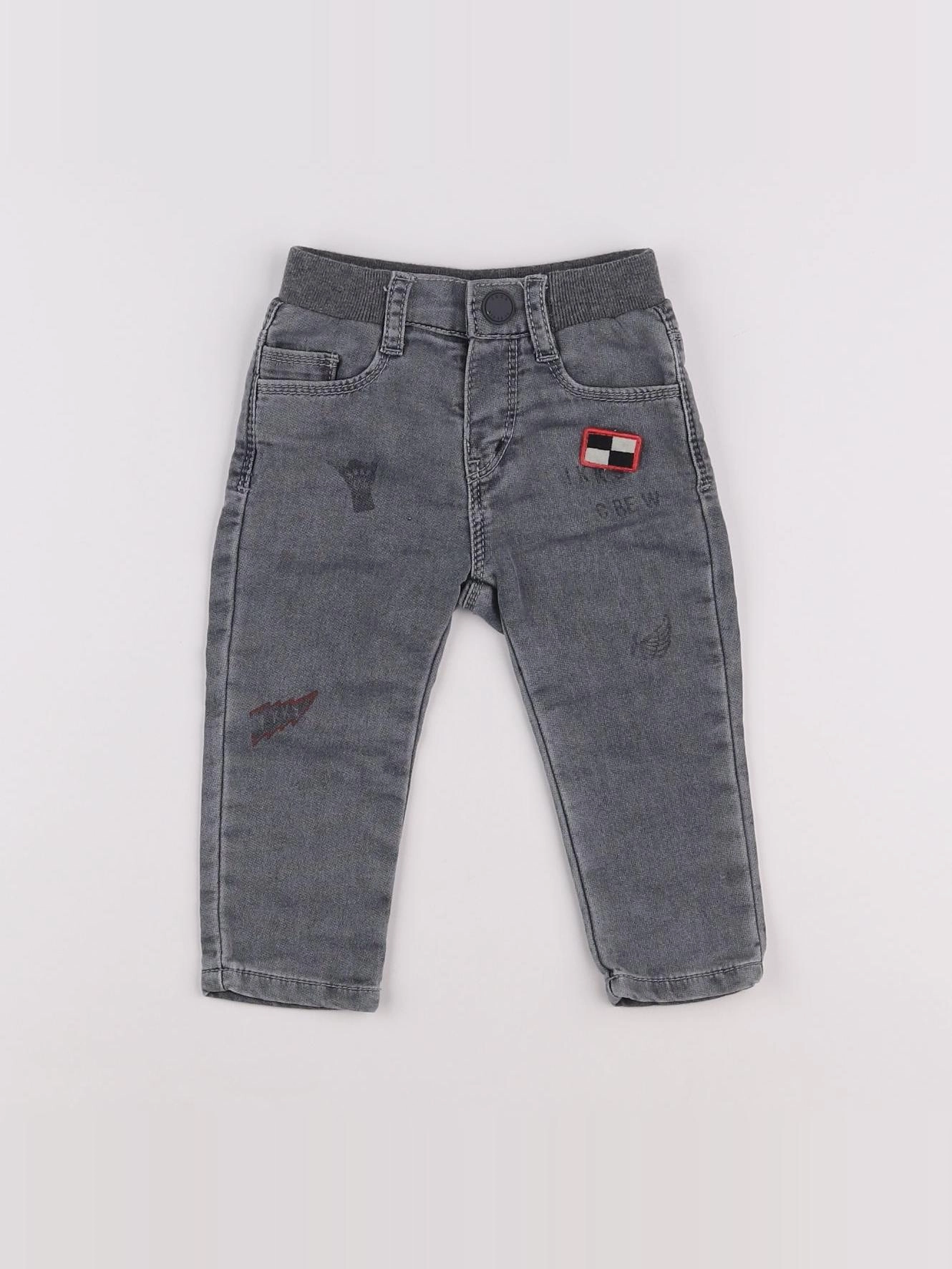 IKKS - jean gris - 12 mois