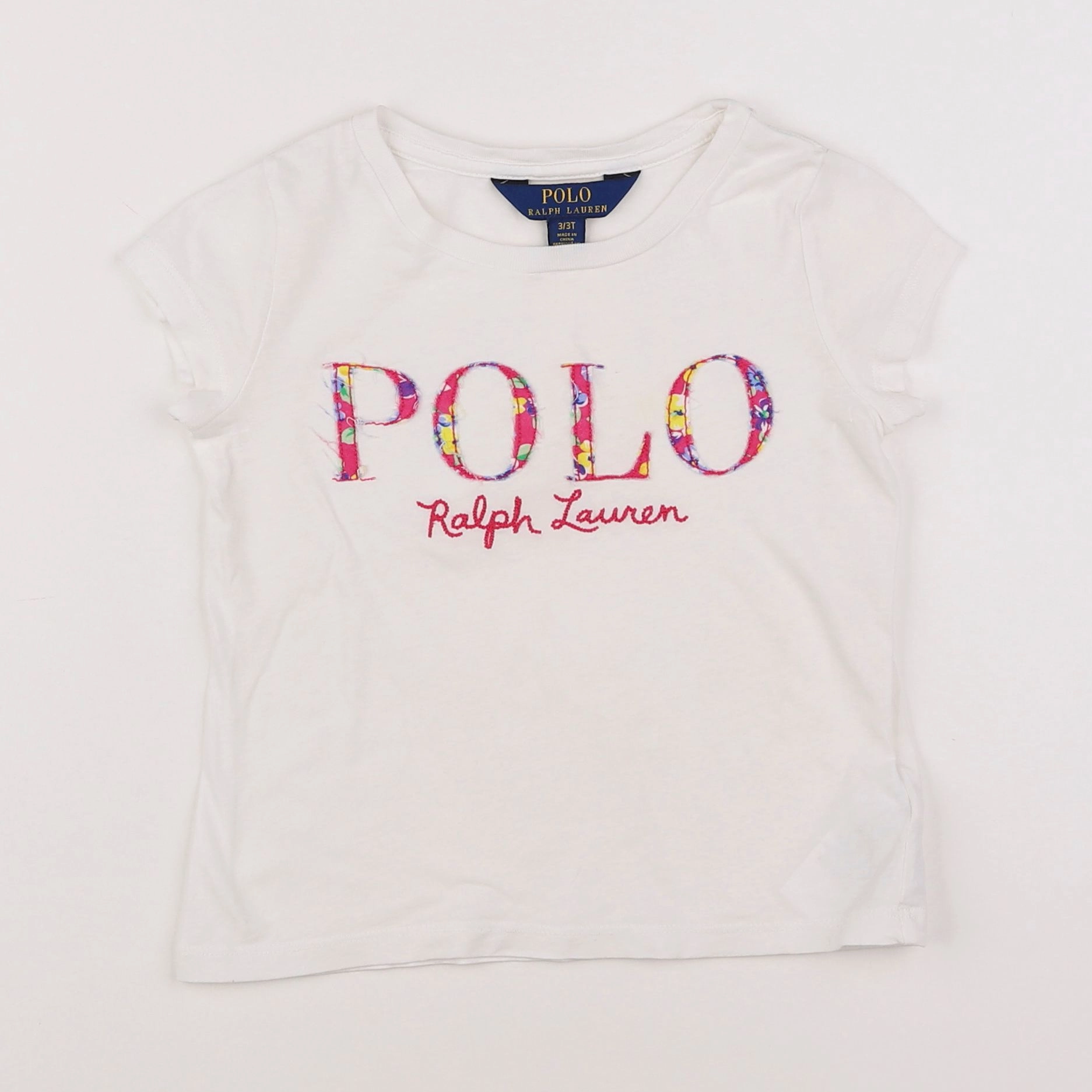 Ralph Lauren - tee-shirt blanc - 3 ans