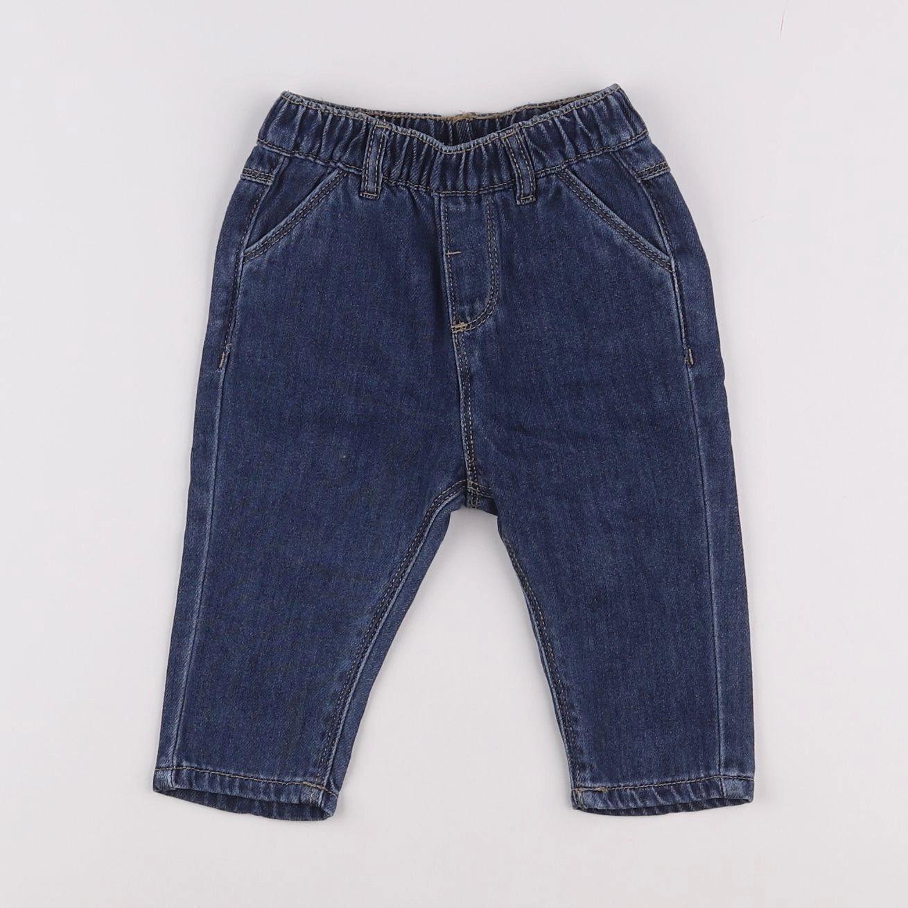 Tape à l'oeil - jegging bleu - 6 mois