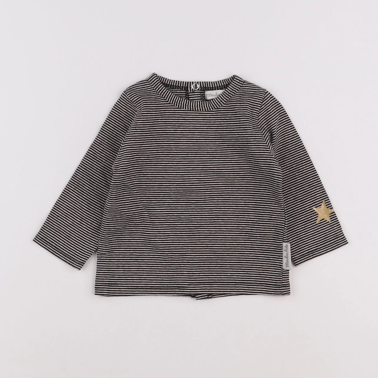 Moulin Roty - tee-shirt gris - 6 mois