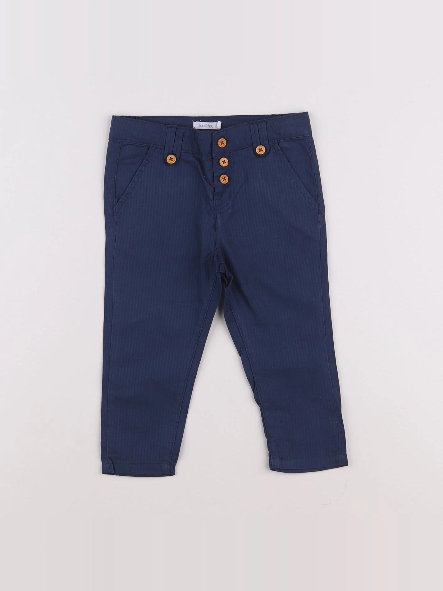 Boutchou - pantalon bleu - 12 mois