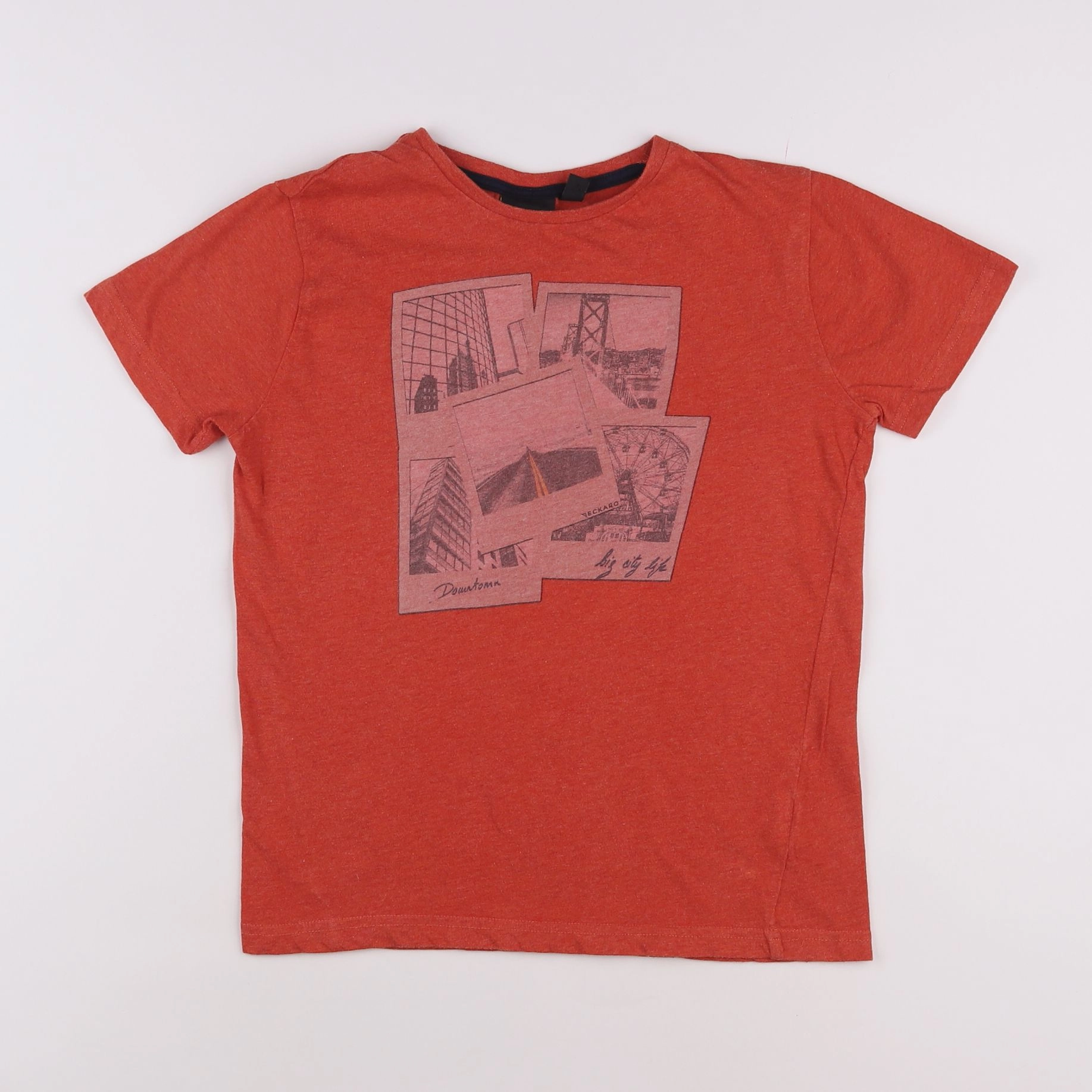 Beckaro - tee-shirt orange - 8 ans