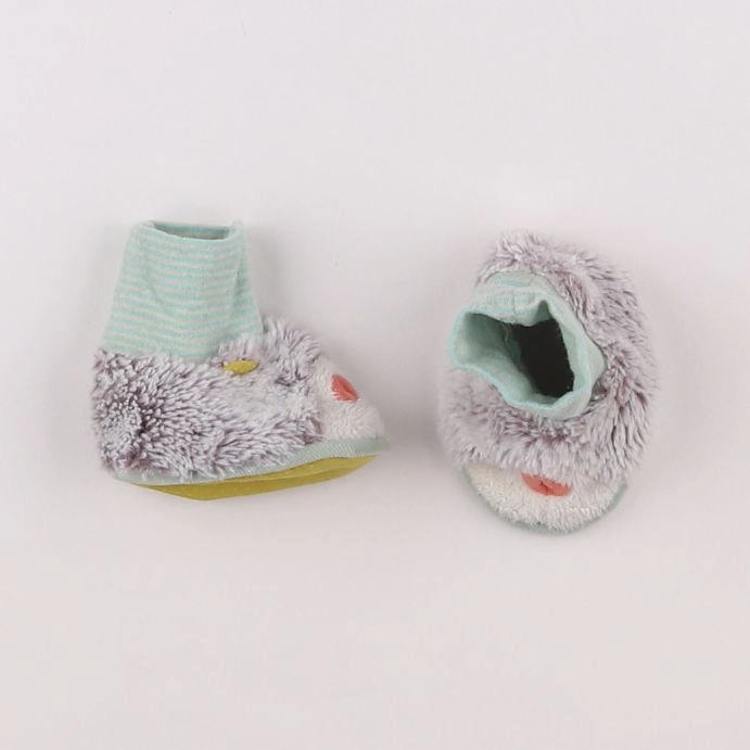 Moulin Roty - chaussons multicolore - pointure 17/18