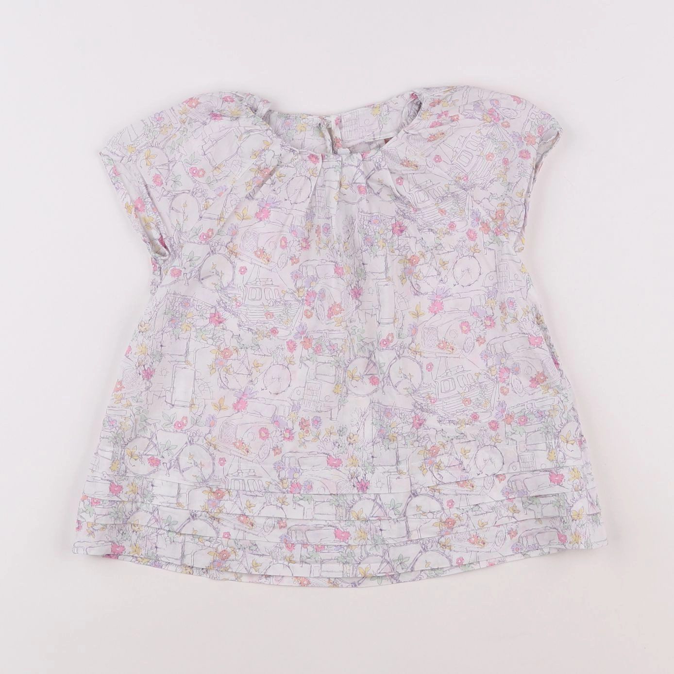 Jacadi - blouse multicolore - 4 ans