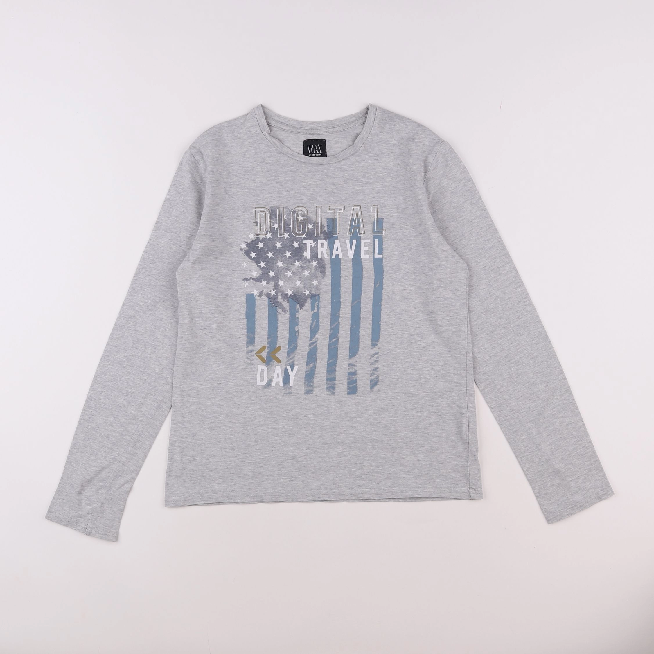 IKKS - tee-shirt gris - 12 ans