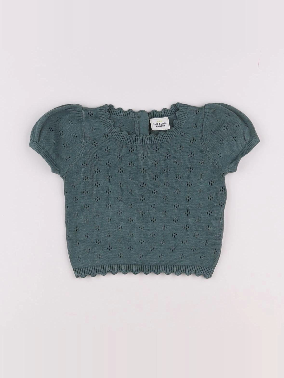 Tape à l'oeil - gilet vert - 6 mois