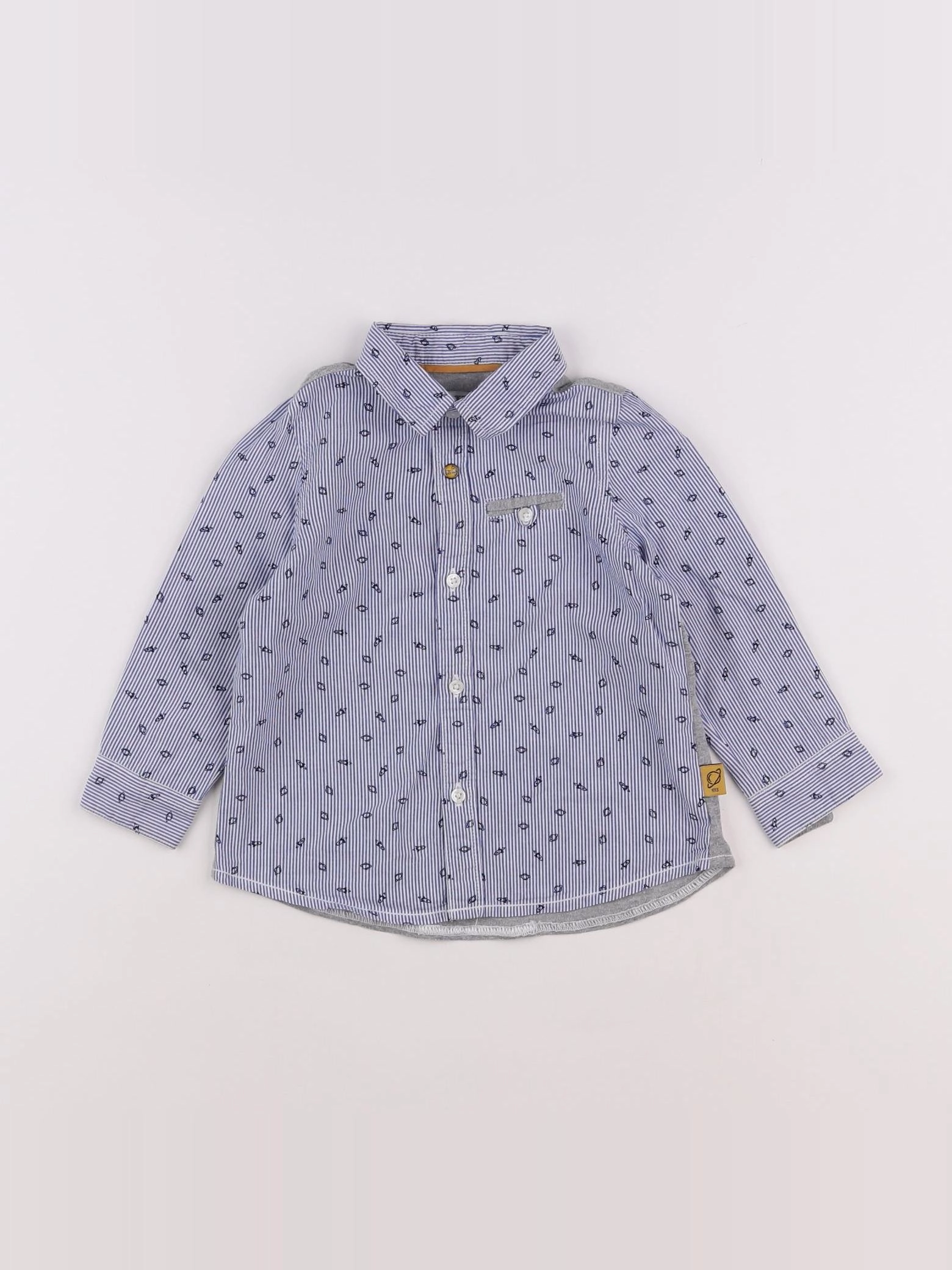 IKKS - chemise bleu - 18 mois