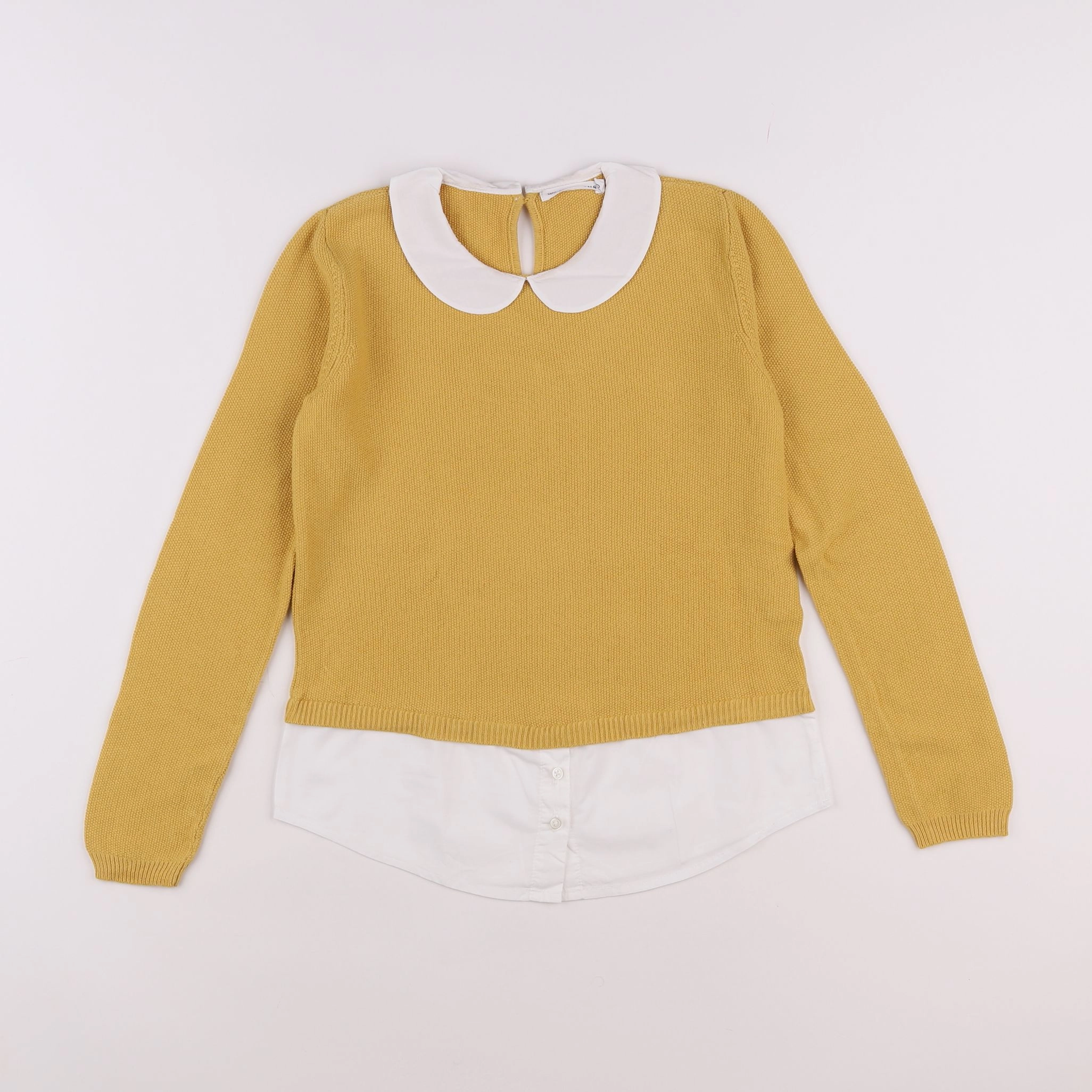 Monoprix - pull jaune - 12 ans