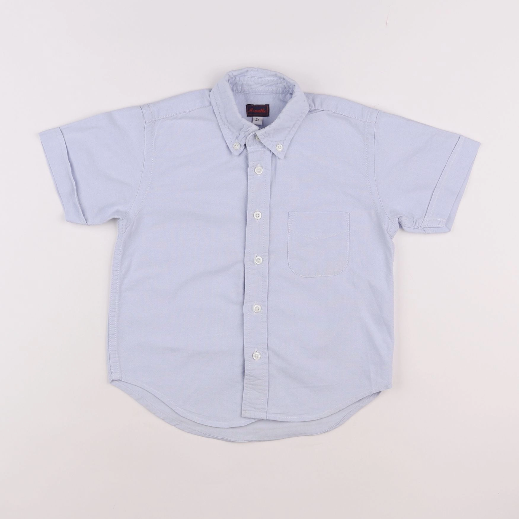 Acanthe - chemise bleu - 4 ans