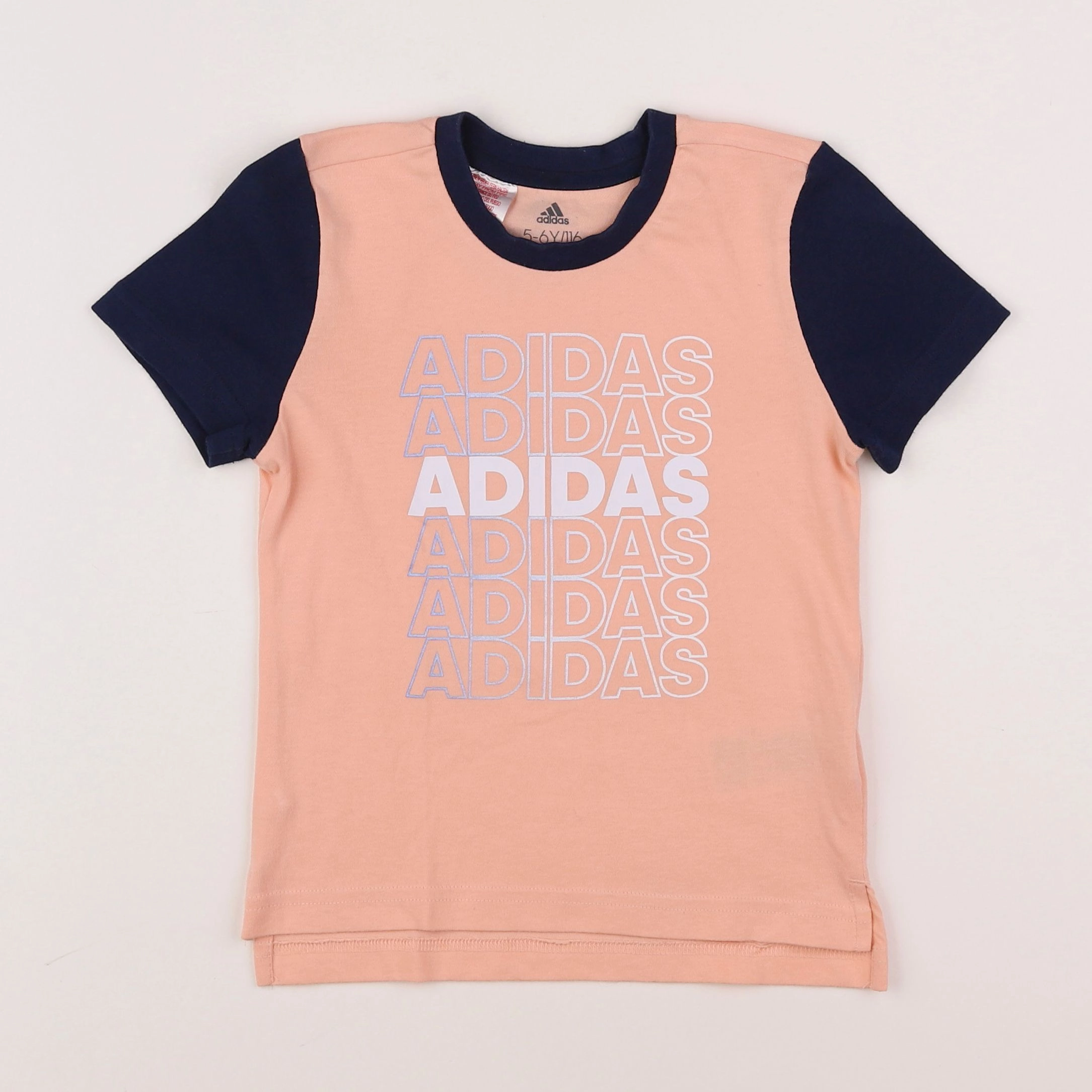 Adidas - tee-shirt rose - 5/6 ans