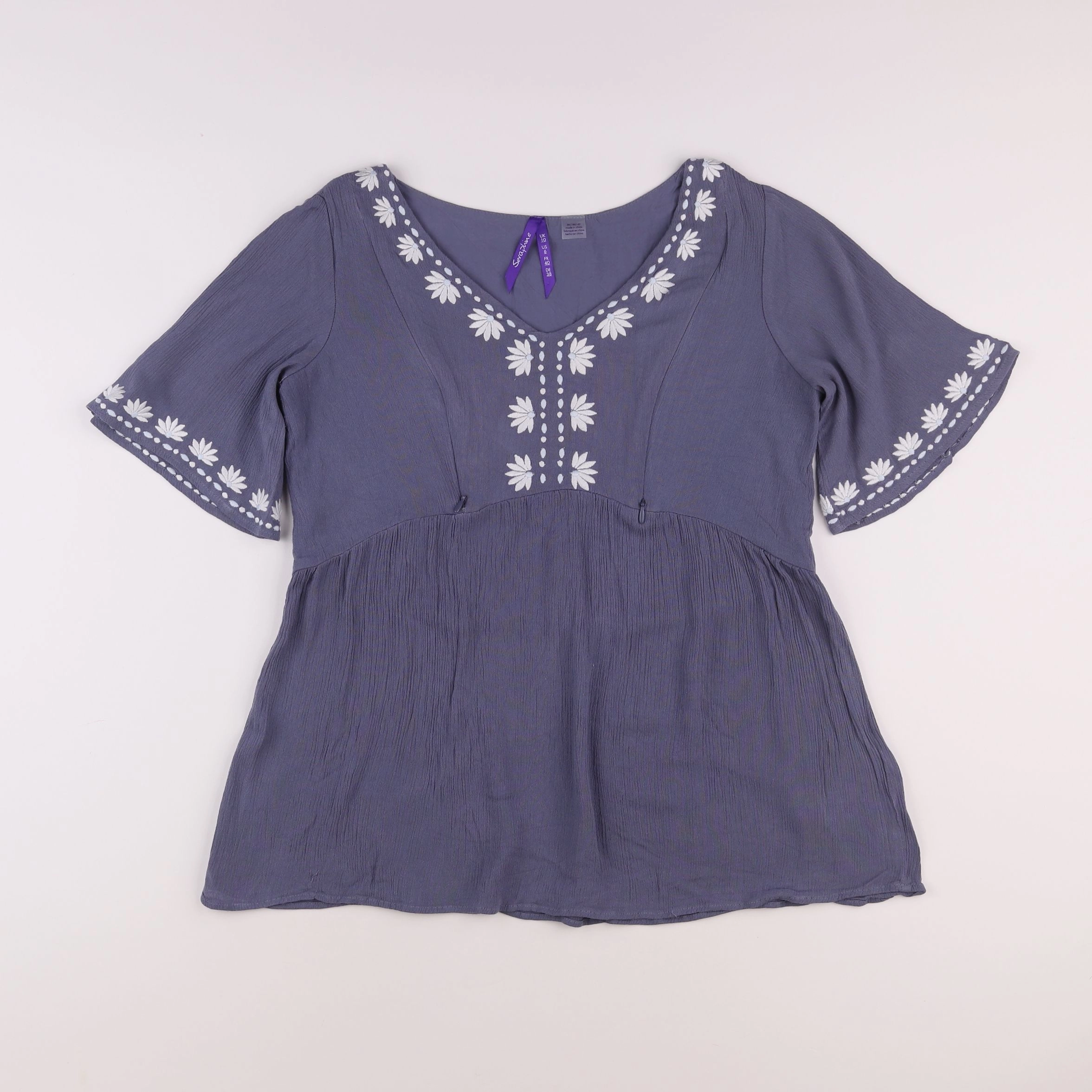 Seraphine - blouse bleu - 40