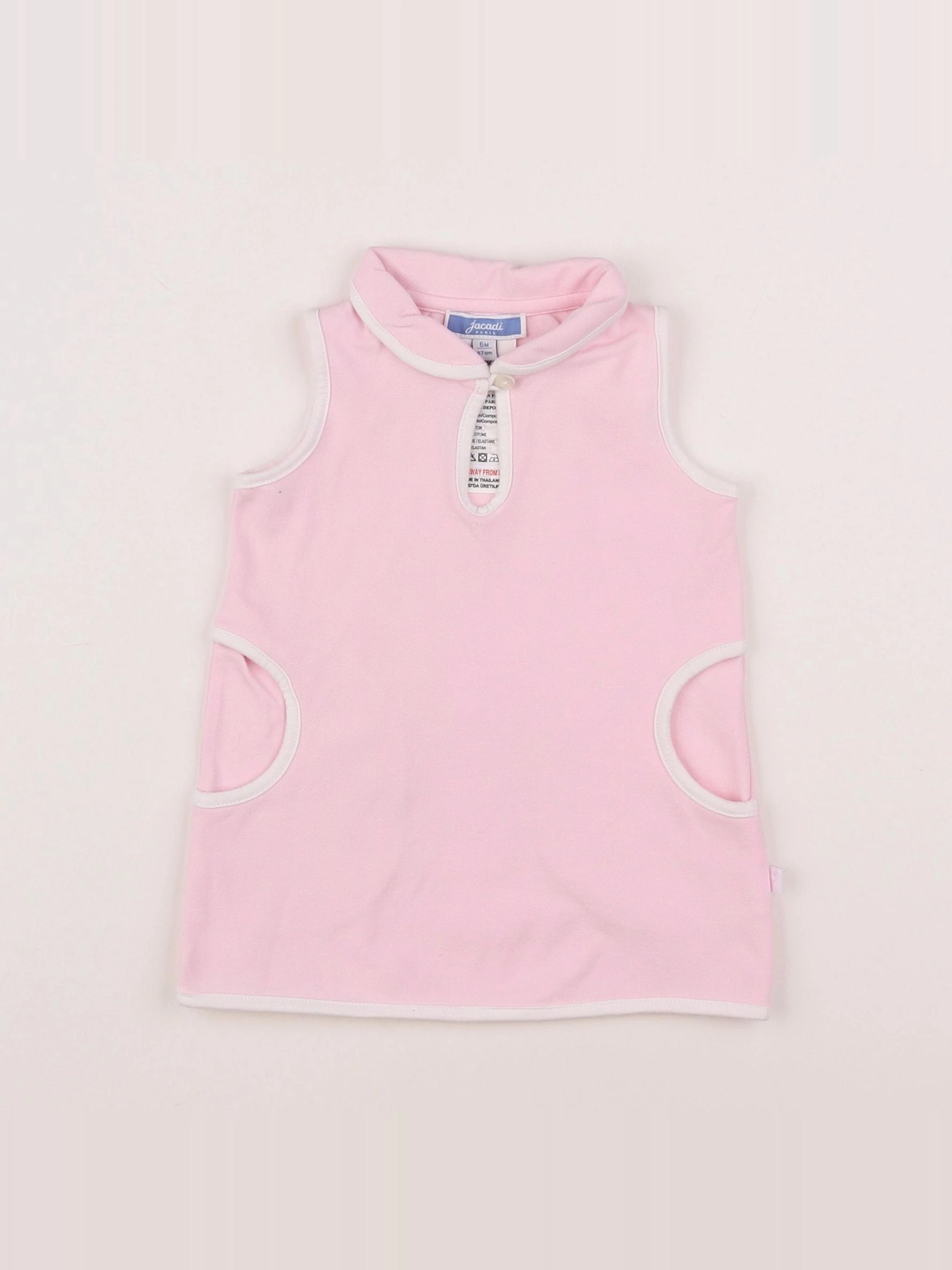 Jacadi - robe rose - 6 mois