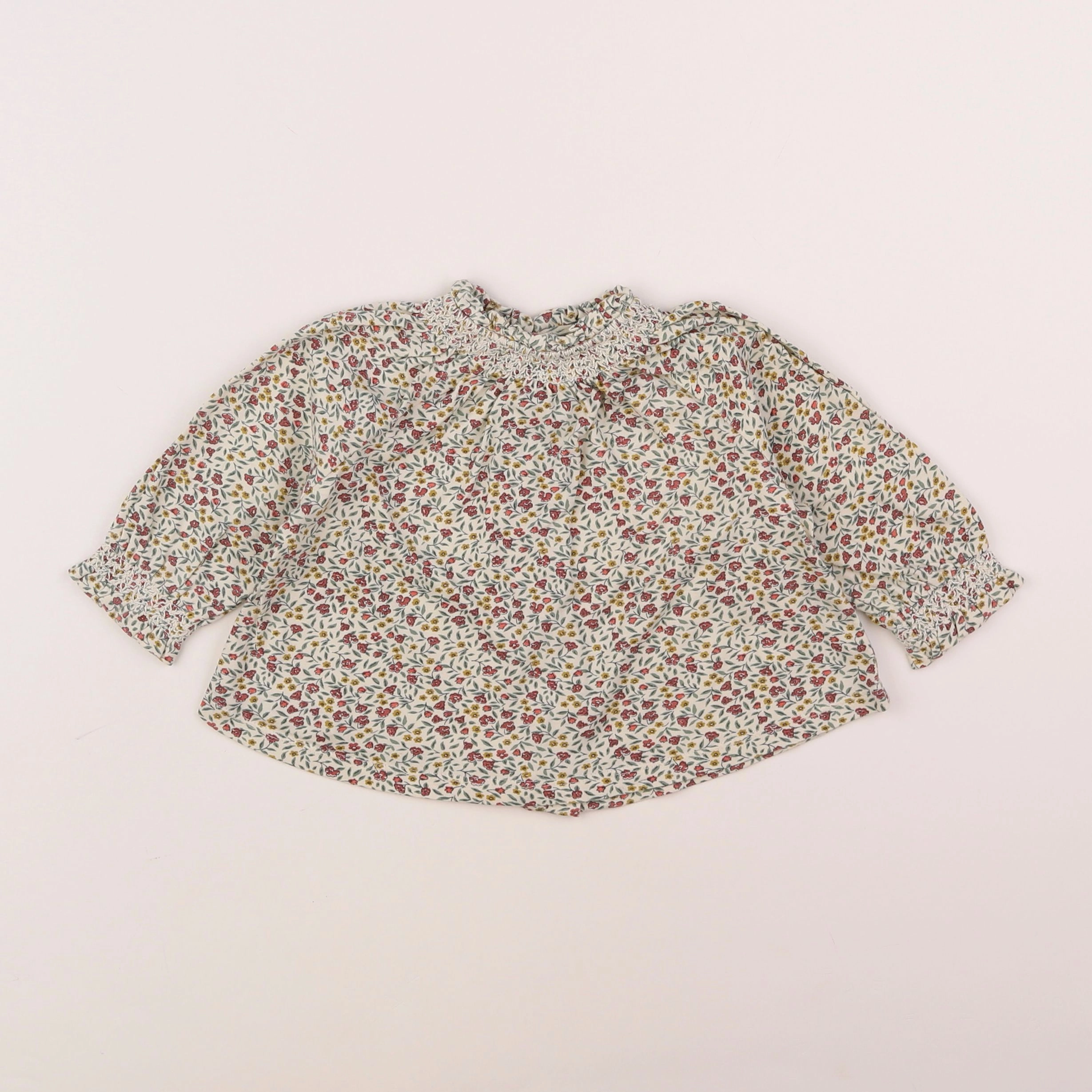 Vertbaudet - blouse multicolore - 6 mois