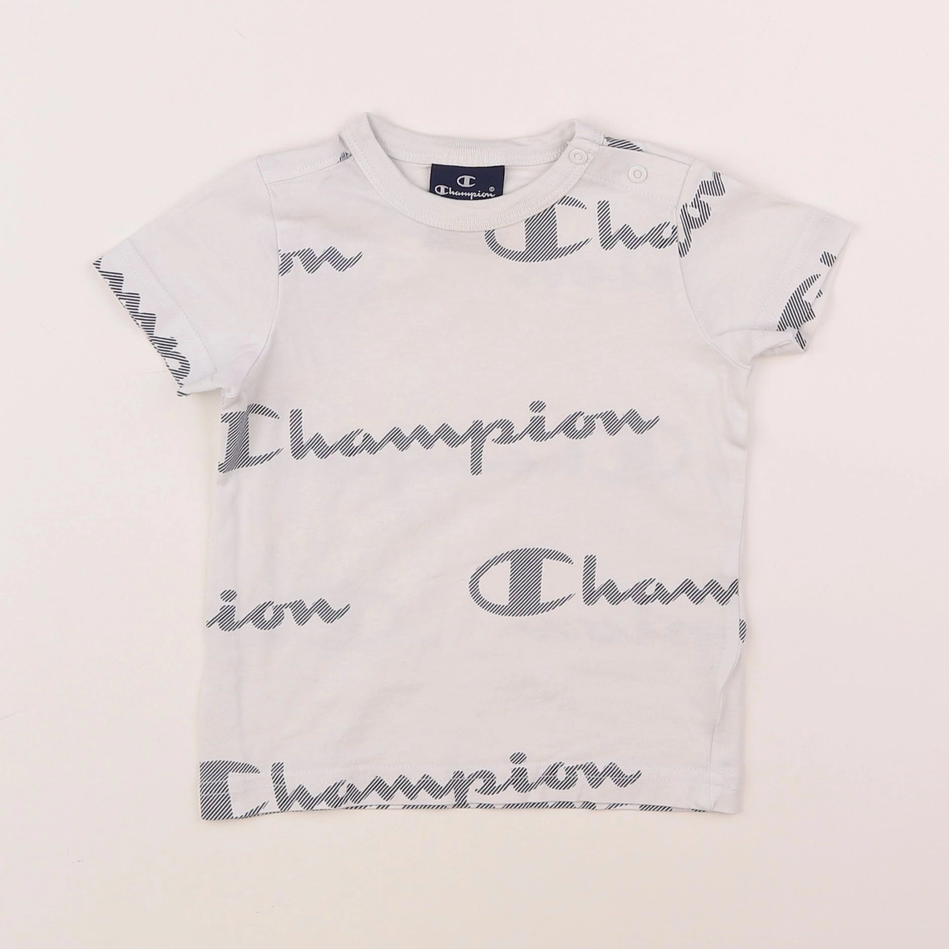 Champion  - tee-shirt blanc - 12 mois