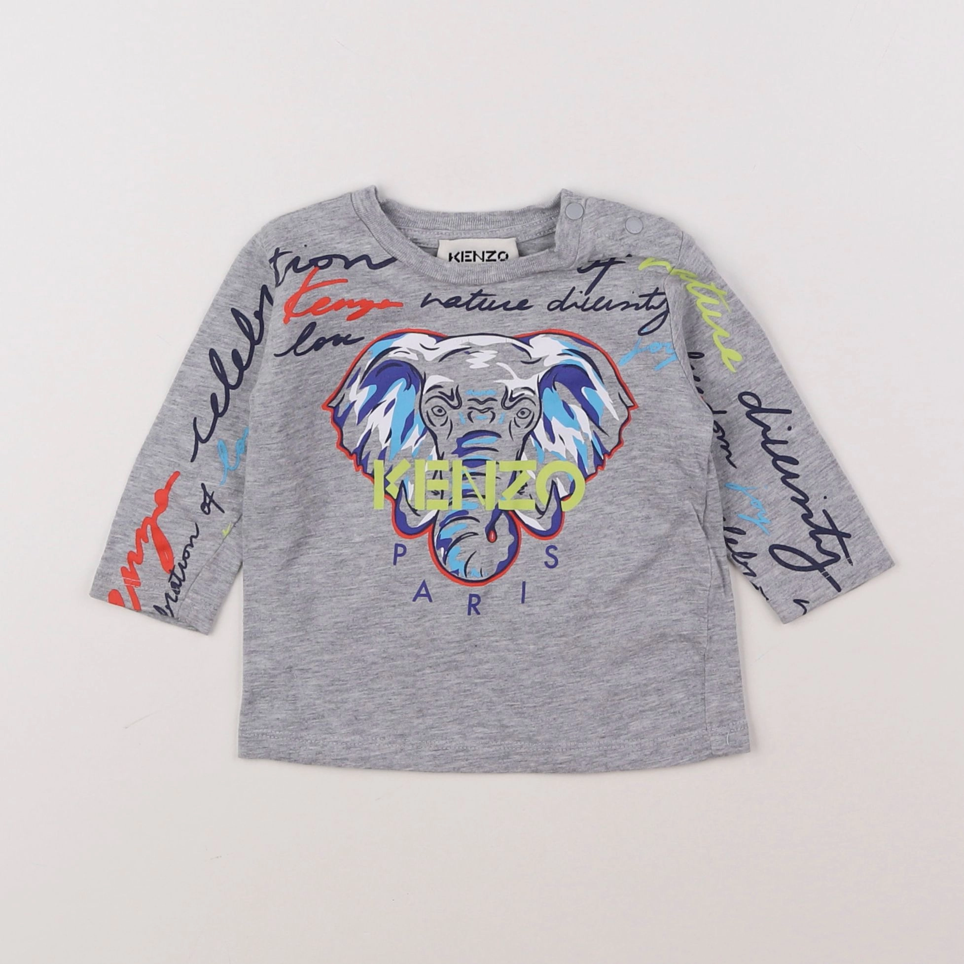 Kenzo - tee-shirt gris - 6 mois