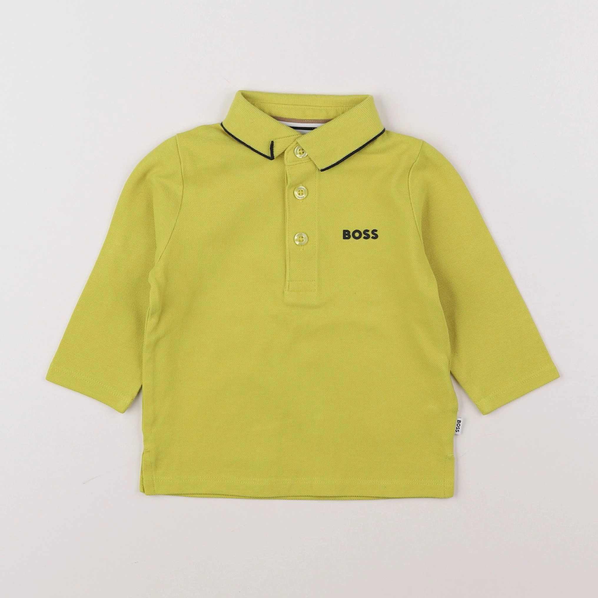 Hugo Boss - polo jaune - 9 mois