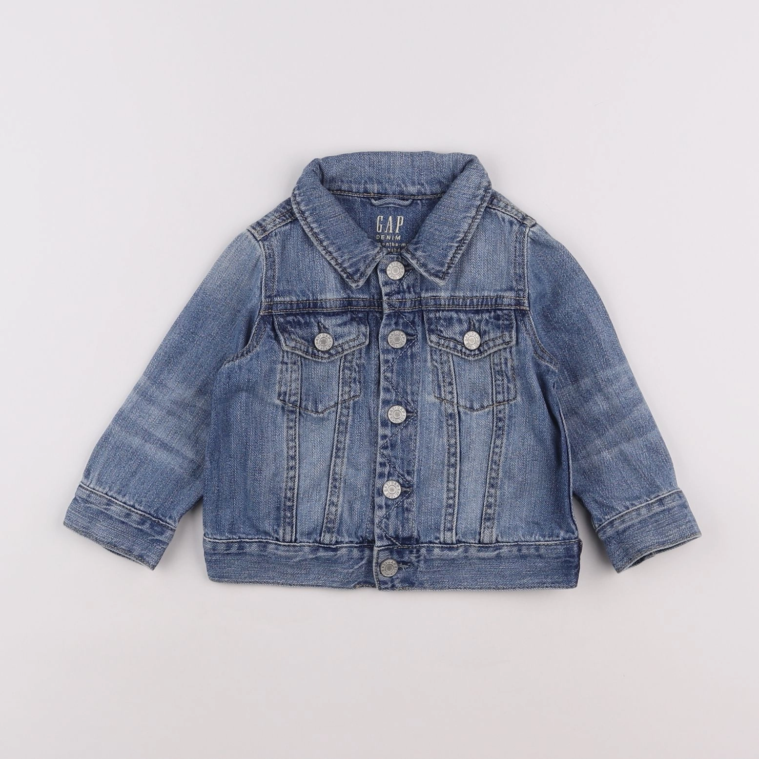 GAP - veste bleu - 12/18 mois