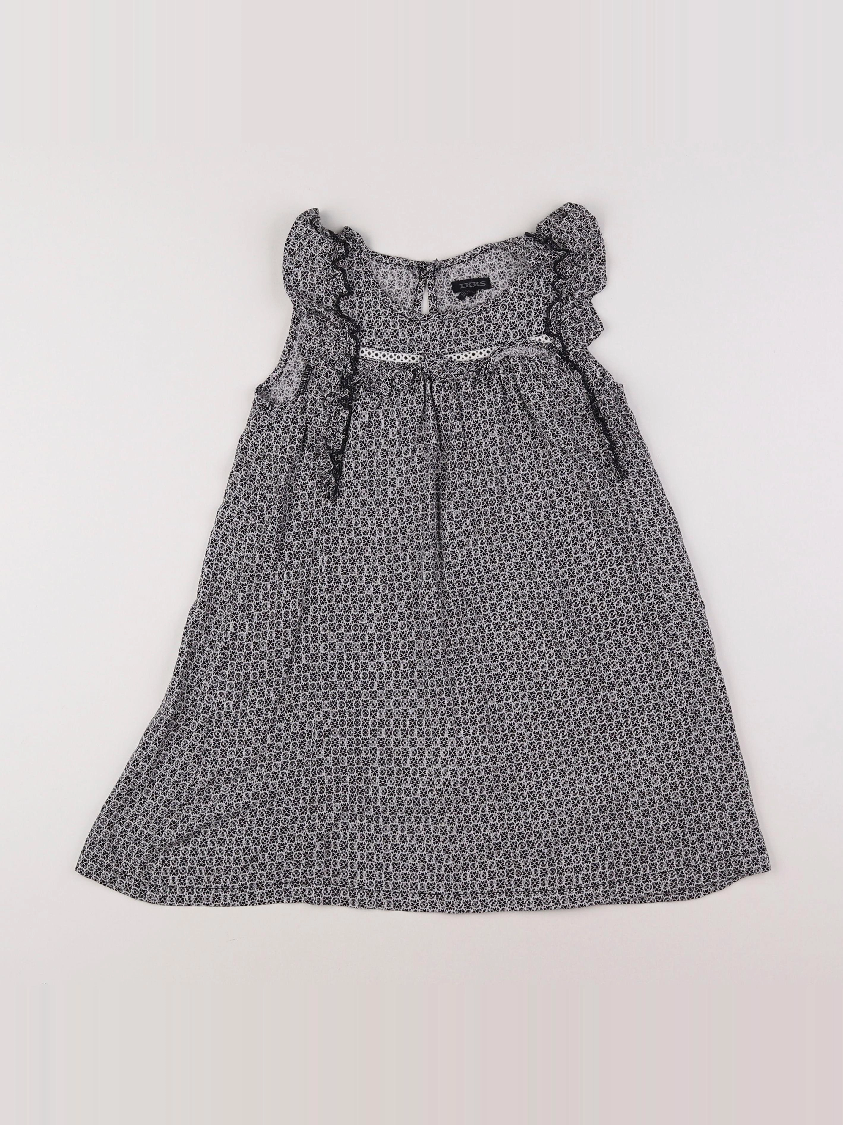 IKKS - robe noir - 6 ans
