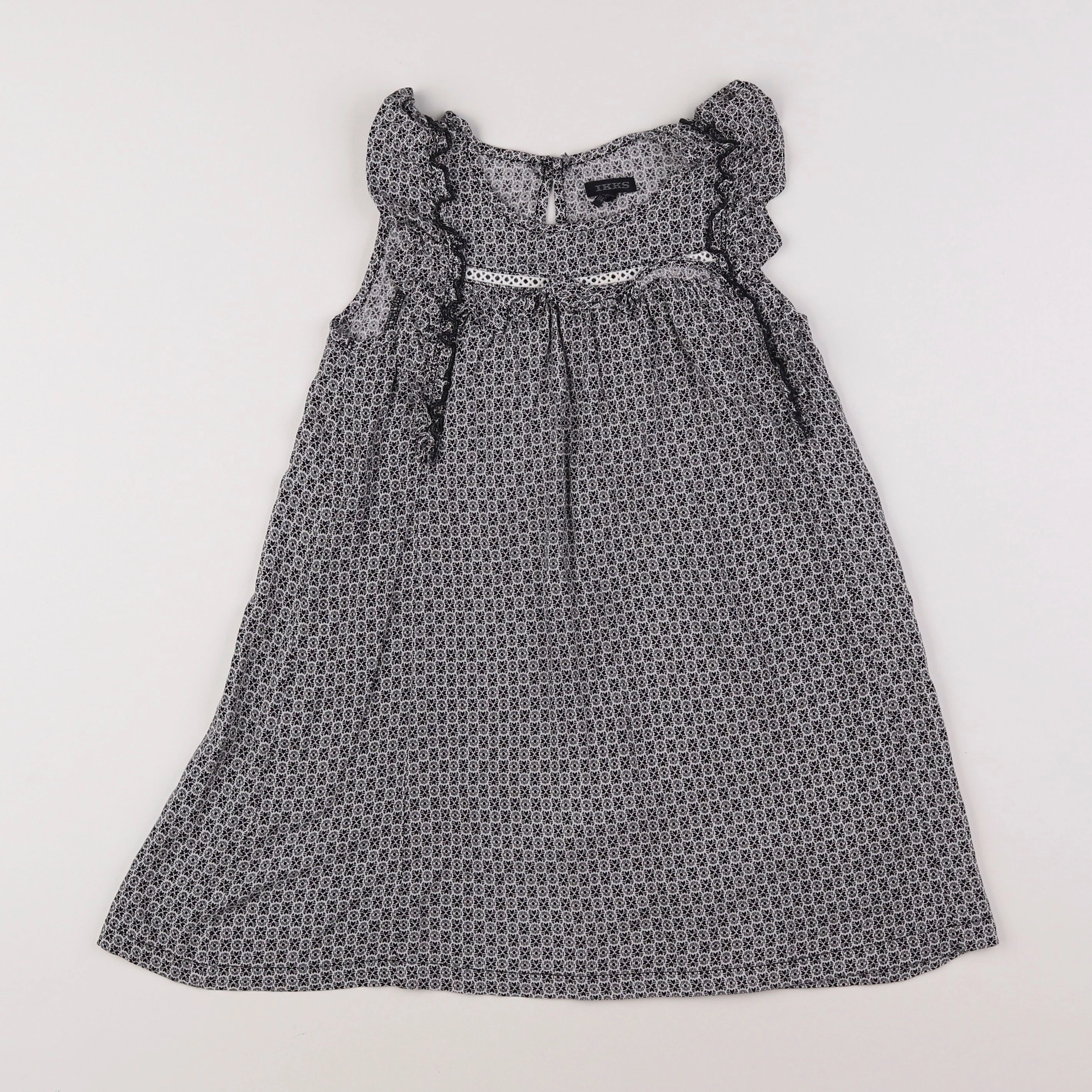 IKKS - robe noir - 6 ans