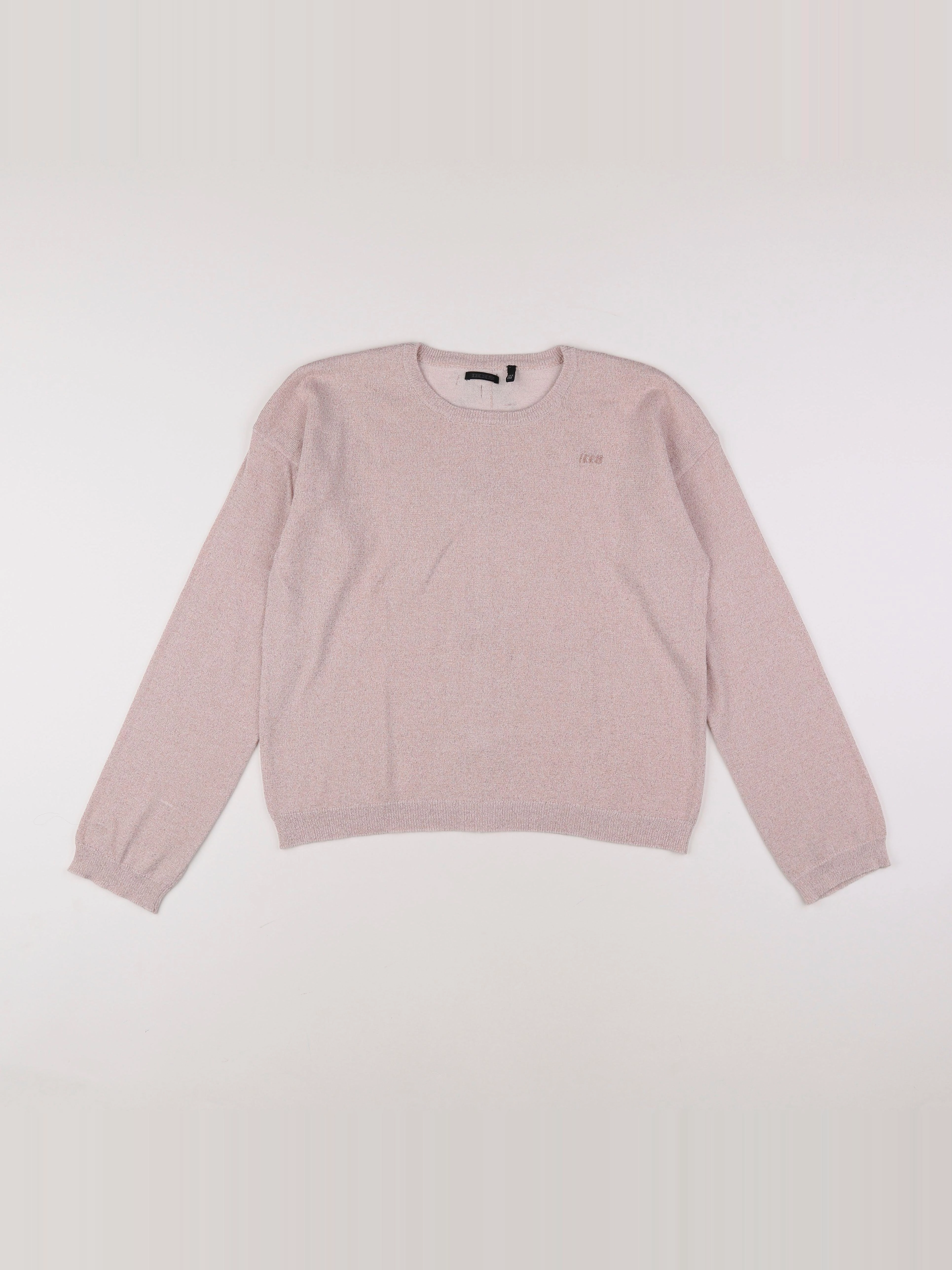 IKKS - pull imprimé au dos rose - 14 ans