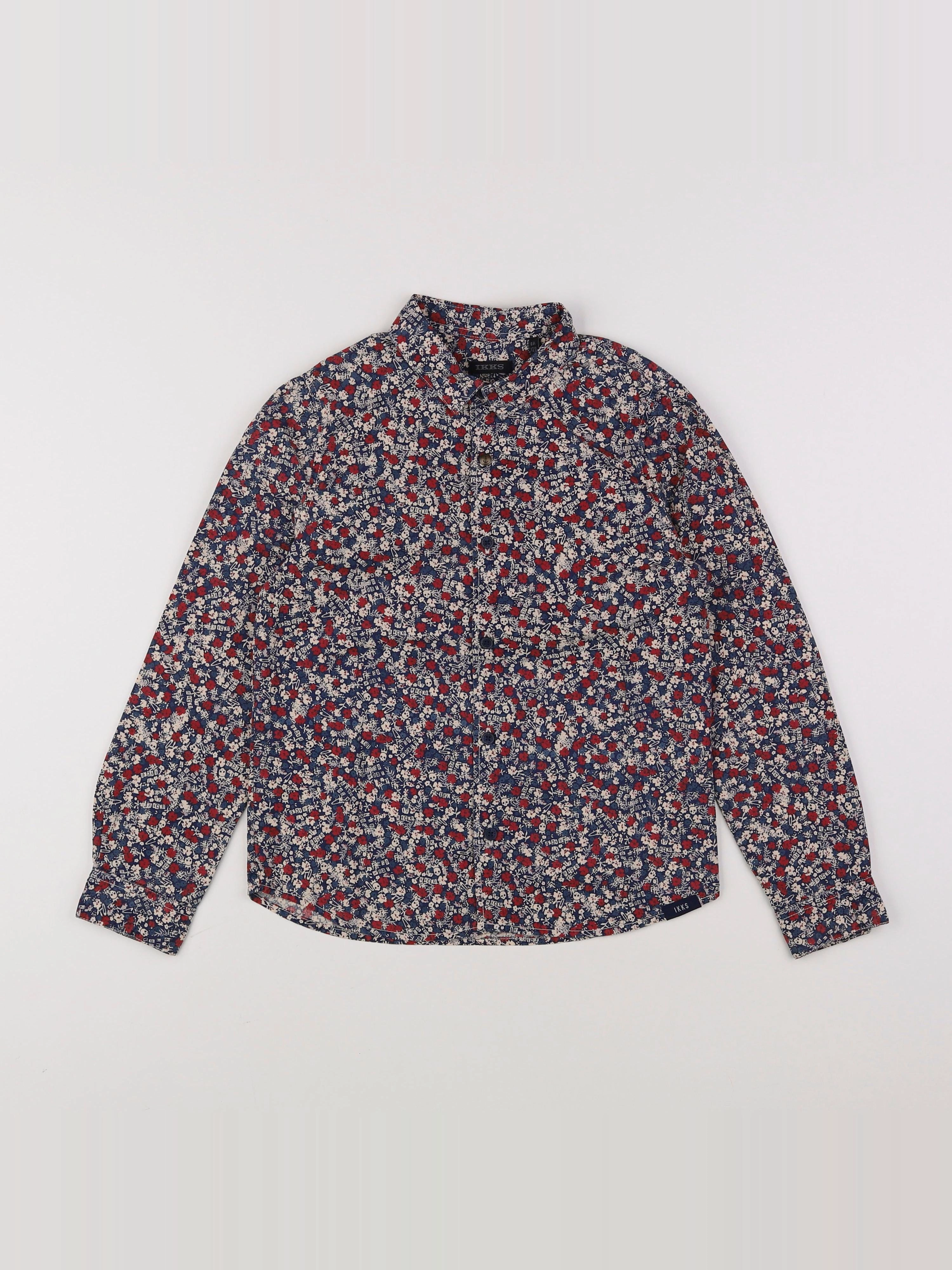 IKKS - chemise bleu - 8 ans