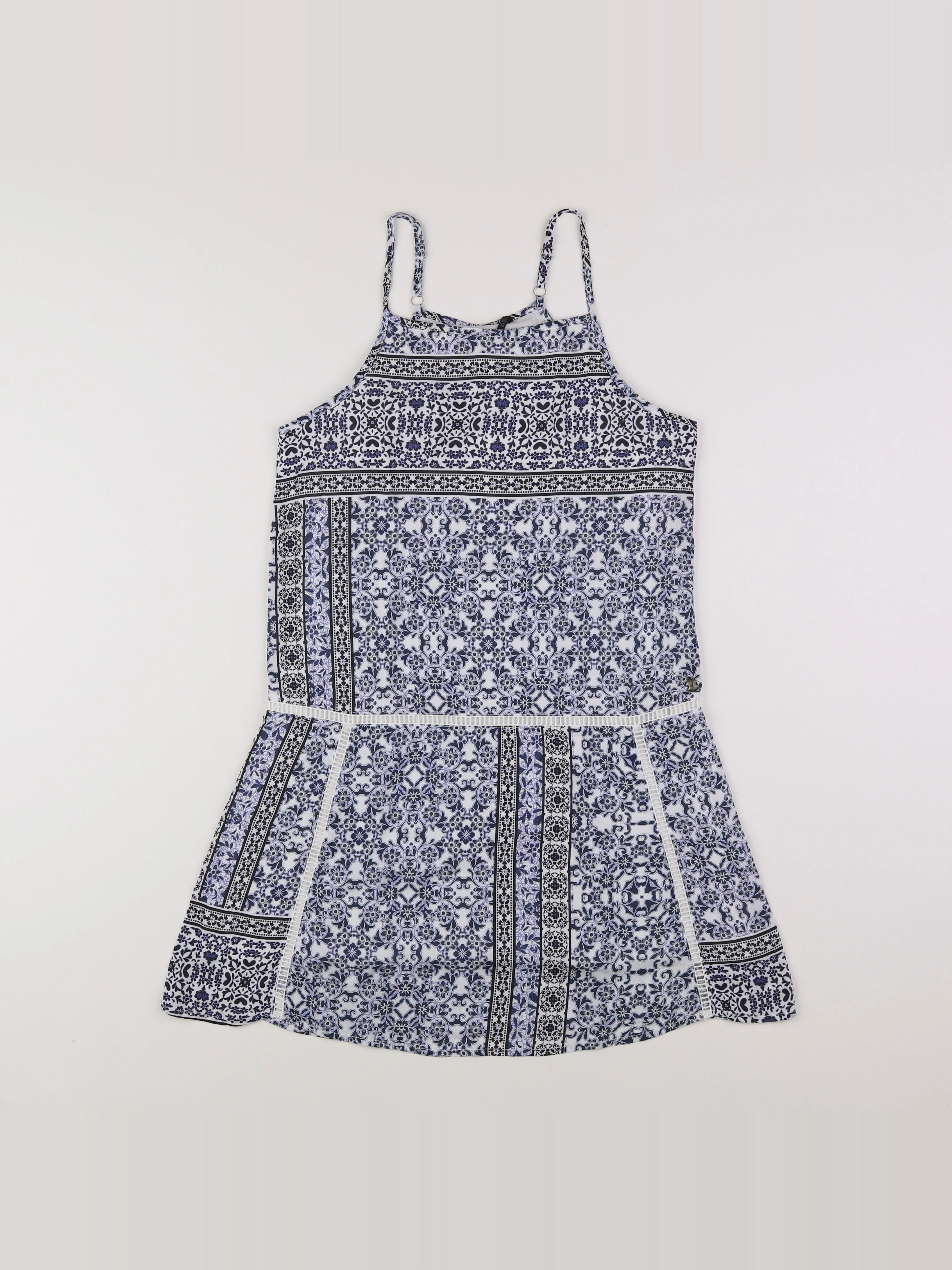 IKKS - robe bleu - 10 ans