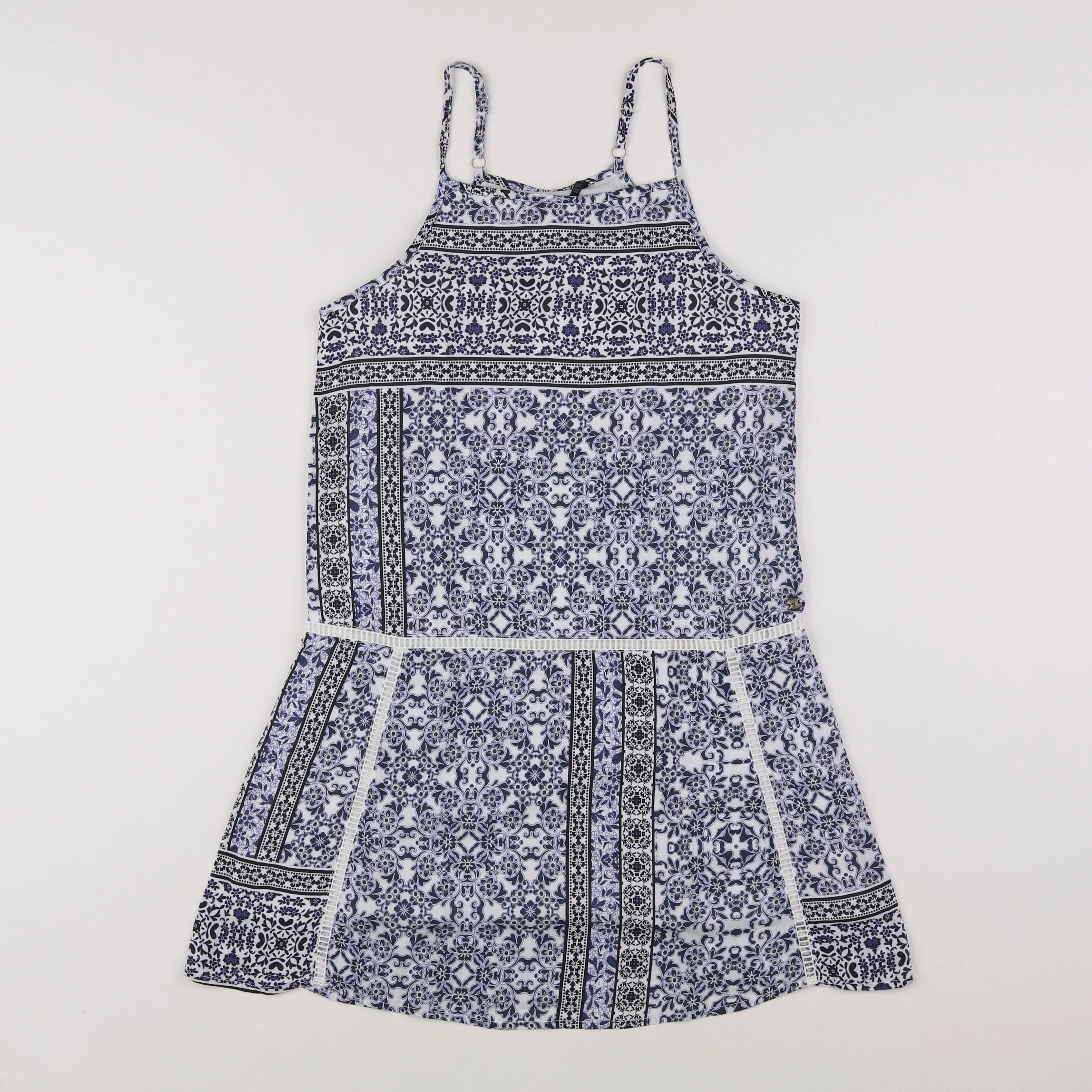 IKKS - robe bleu - 10 ans