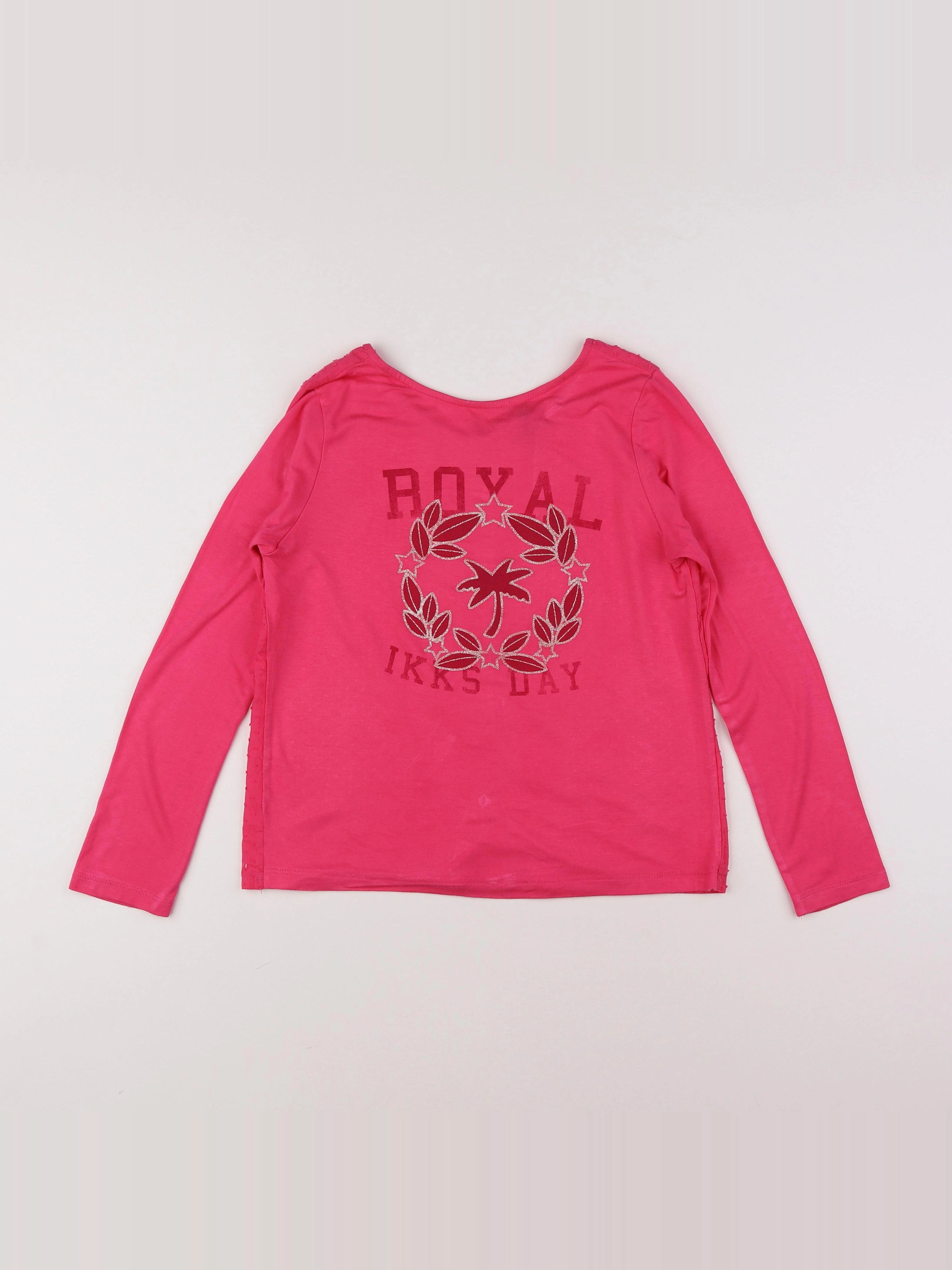 IKKS - tee-shirt rose - 10 ans