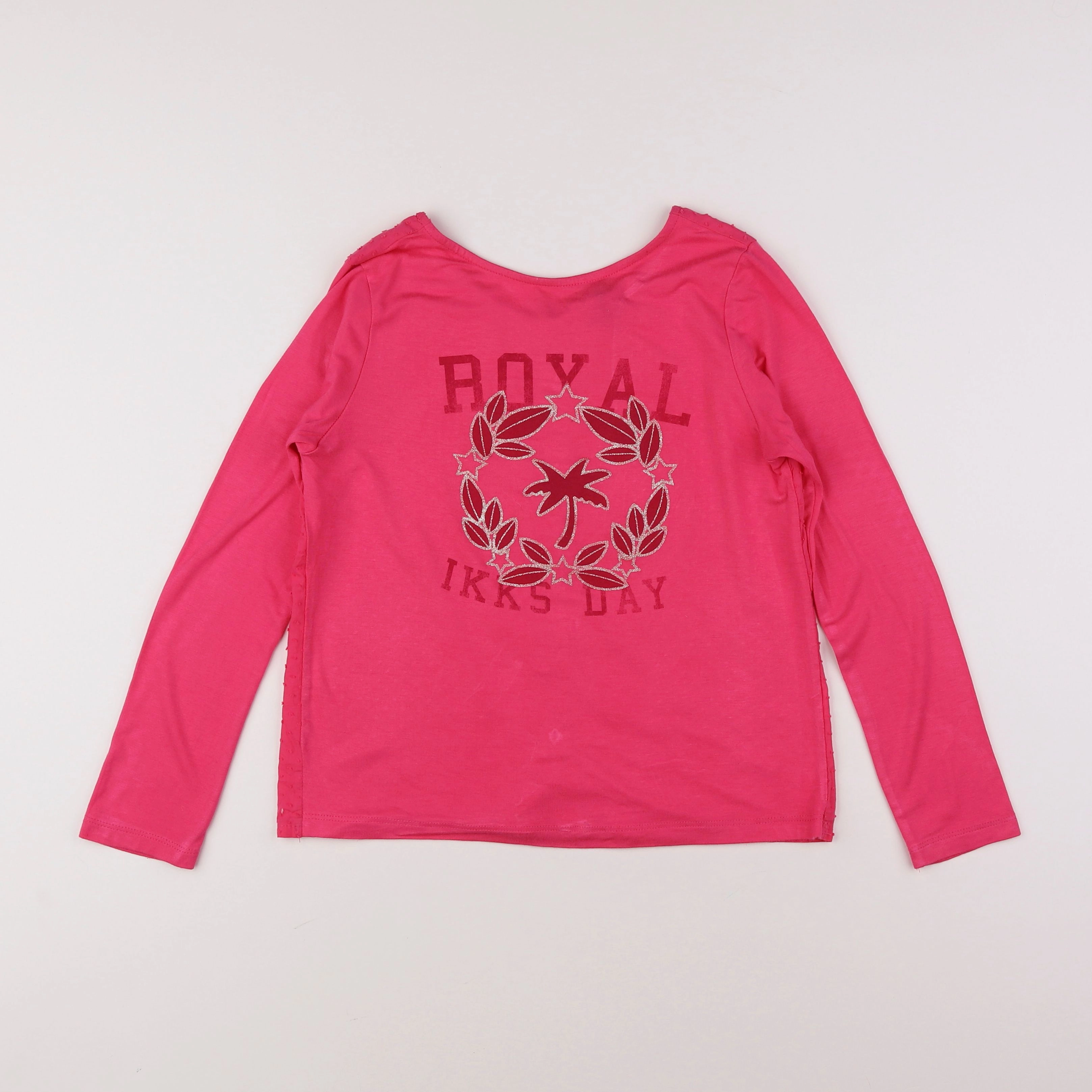IKKS - tee-shirt rose - 10 ans