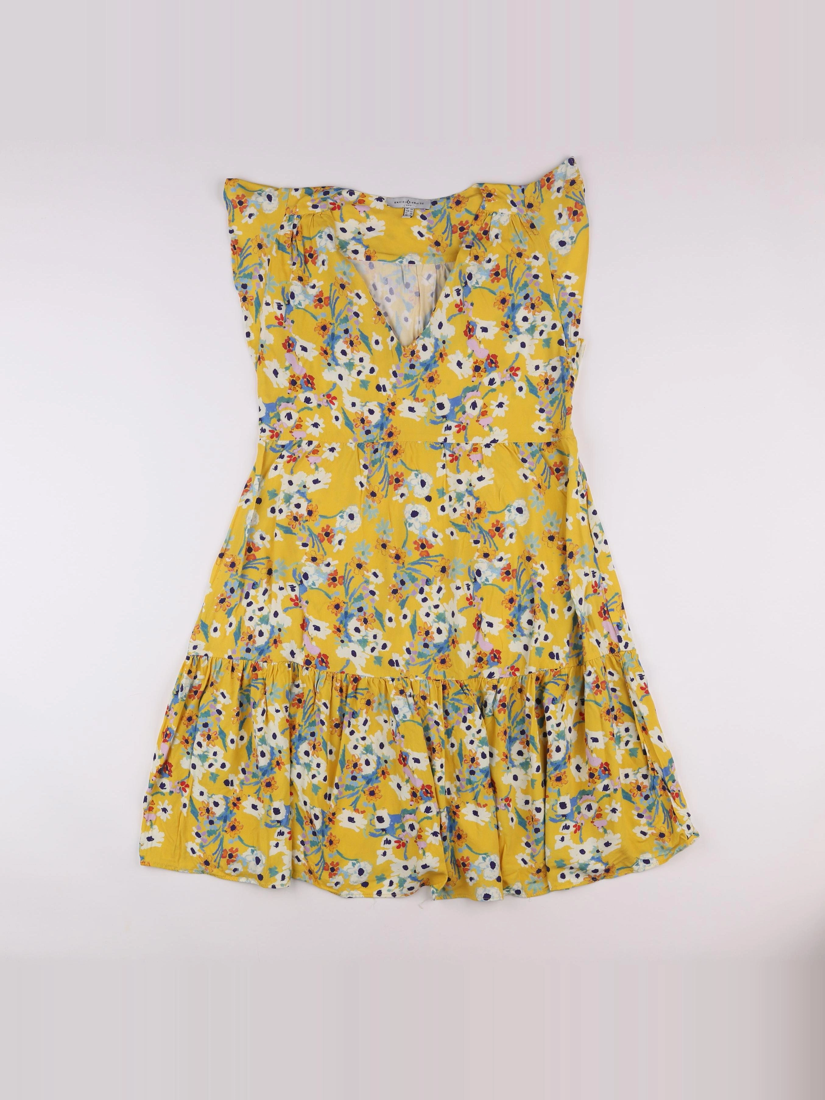 Envie de fraise - robe jaune - 34