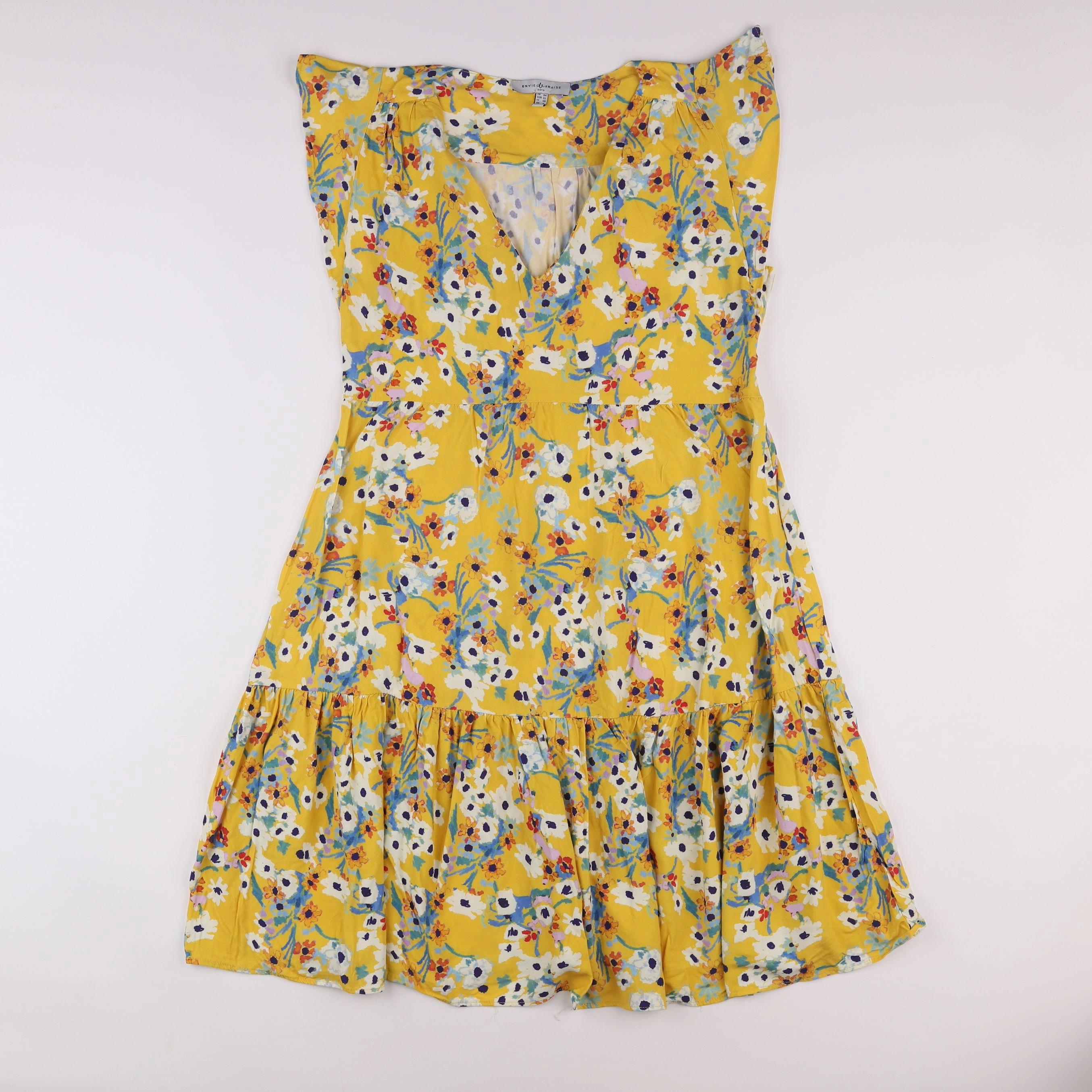 Envie de fraise - robe jaune - 34