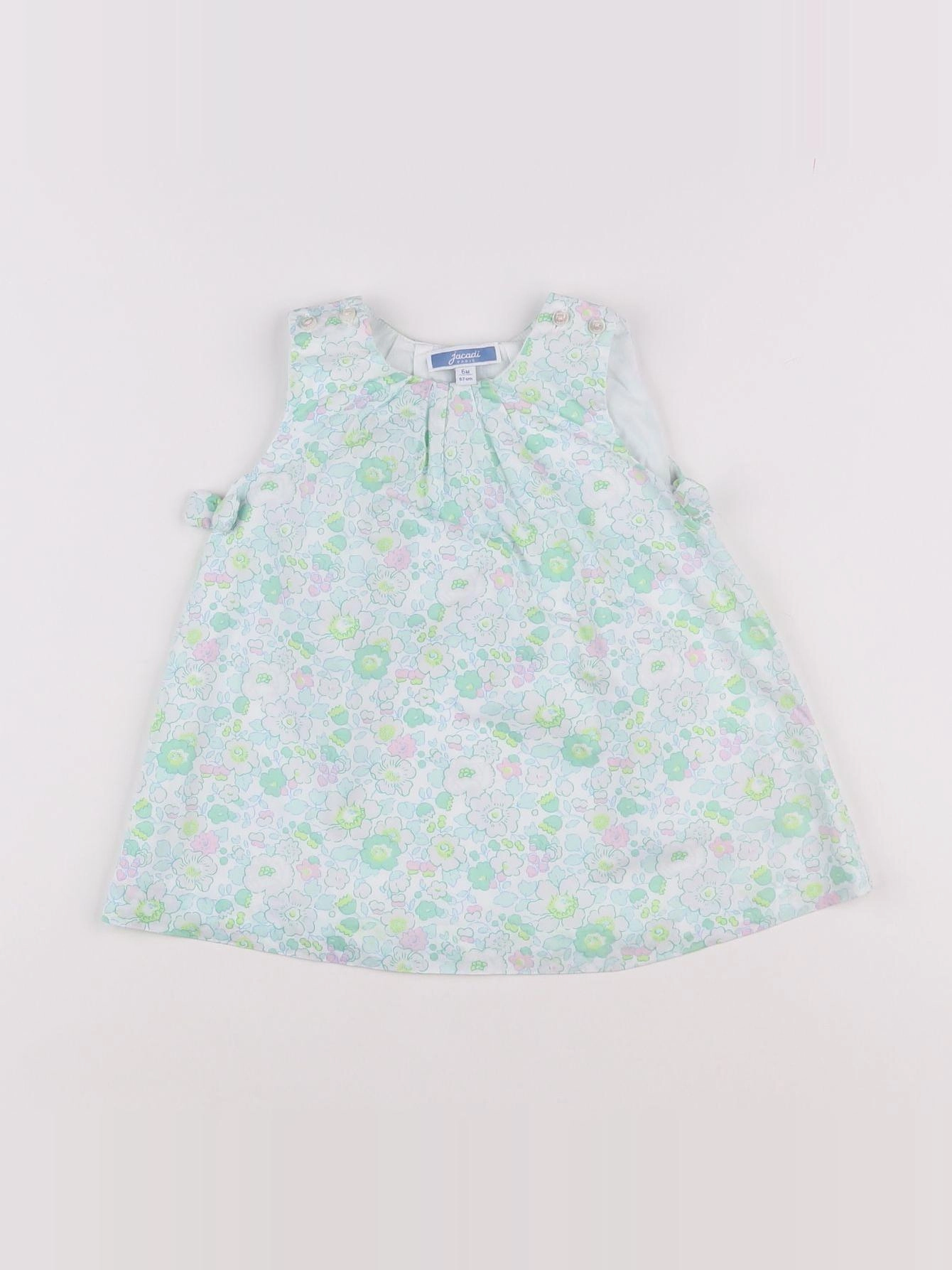 Jacadi - robe liberty multicolore - 6 mois
