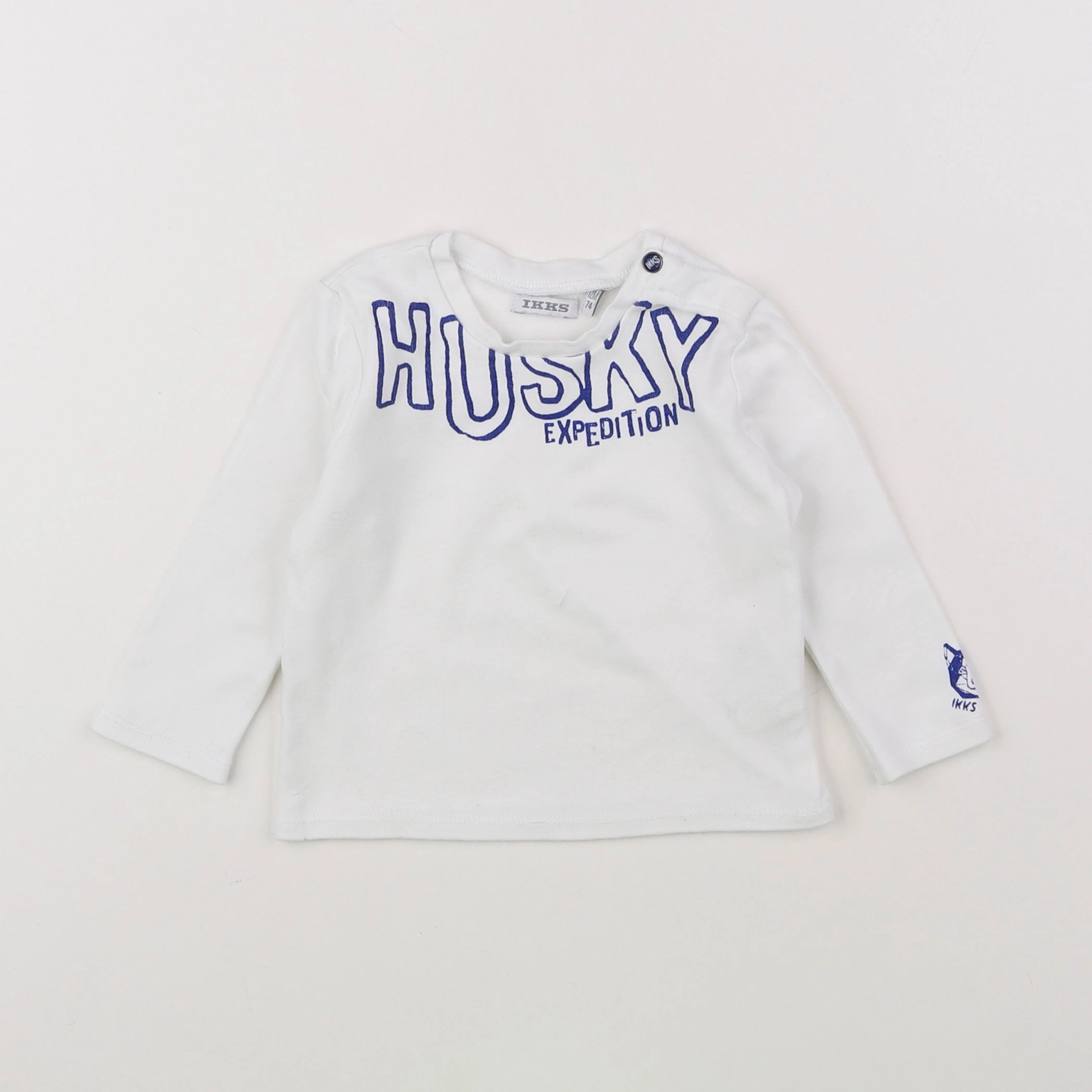 IKKS - tee-shirt blanc - 12 mois