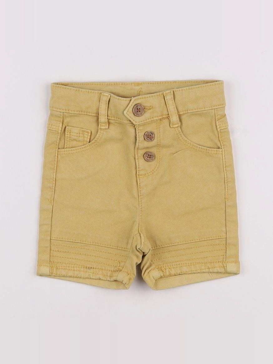 Tape à l'oeil - short jaune - 6 mois