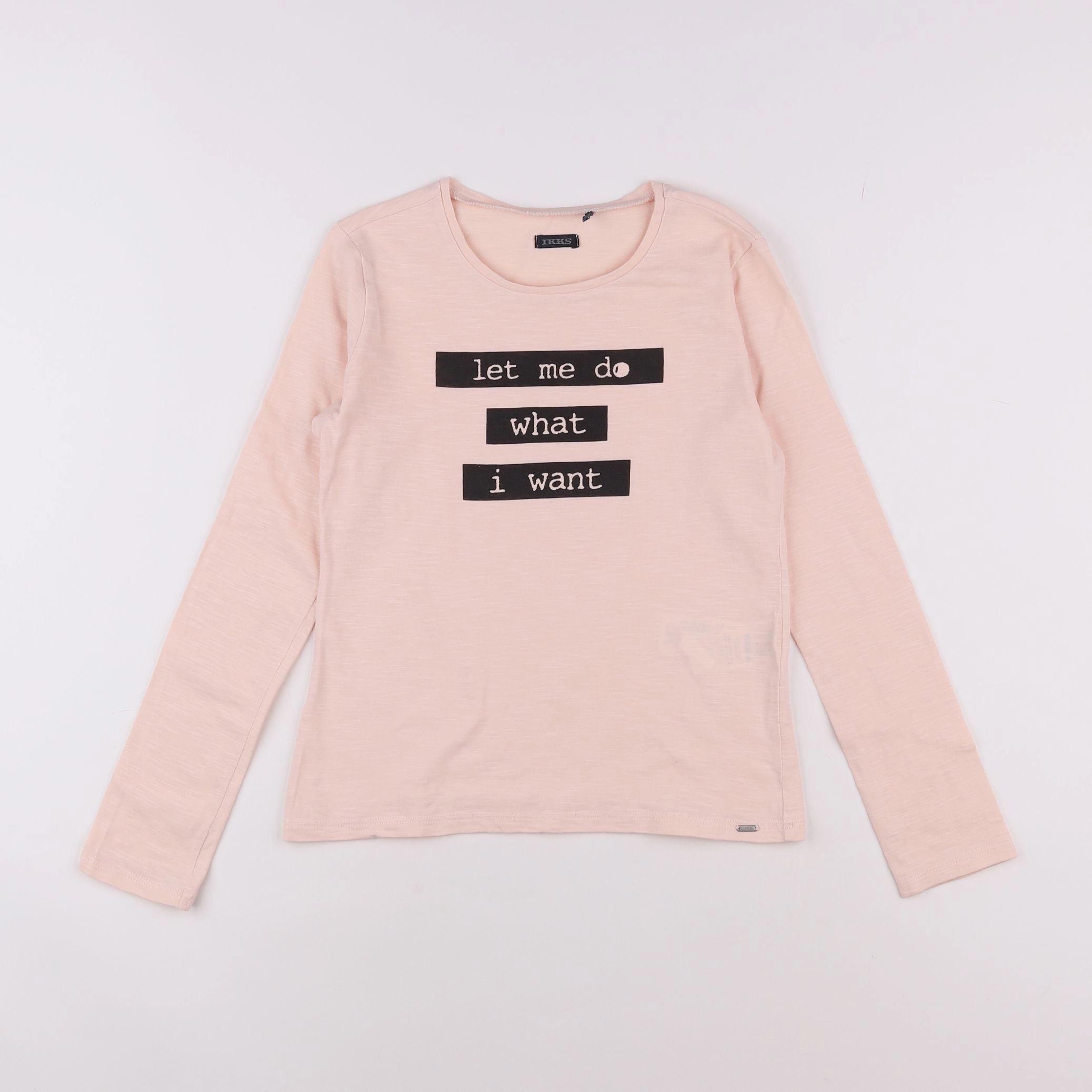 IKKS - tee-shirt rose - 10 ans