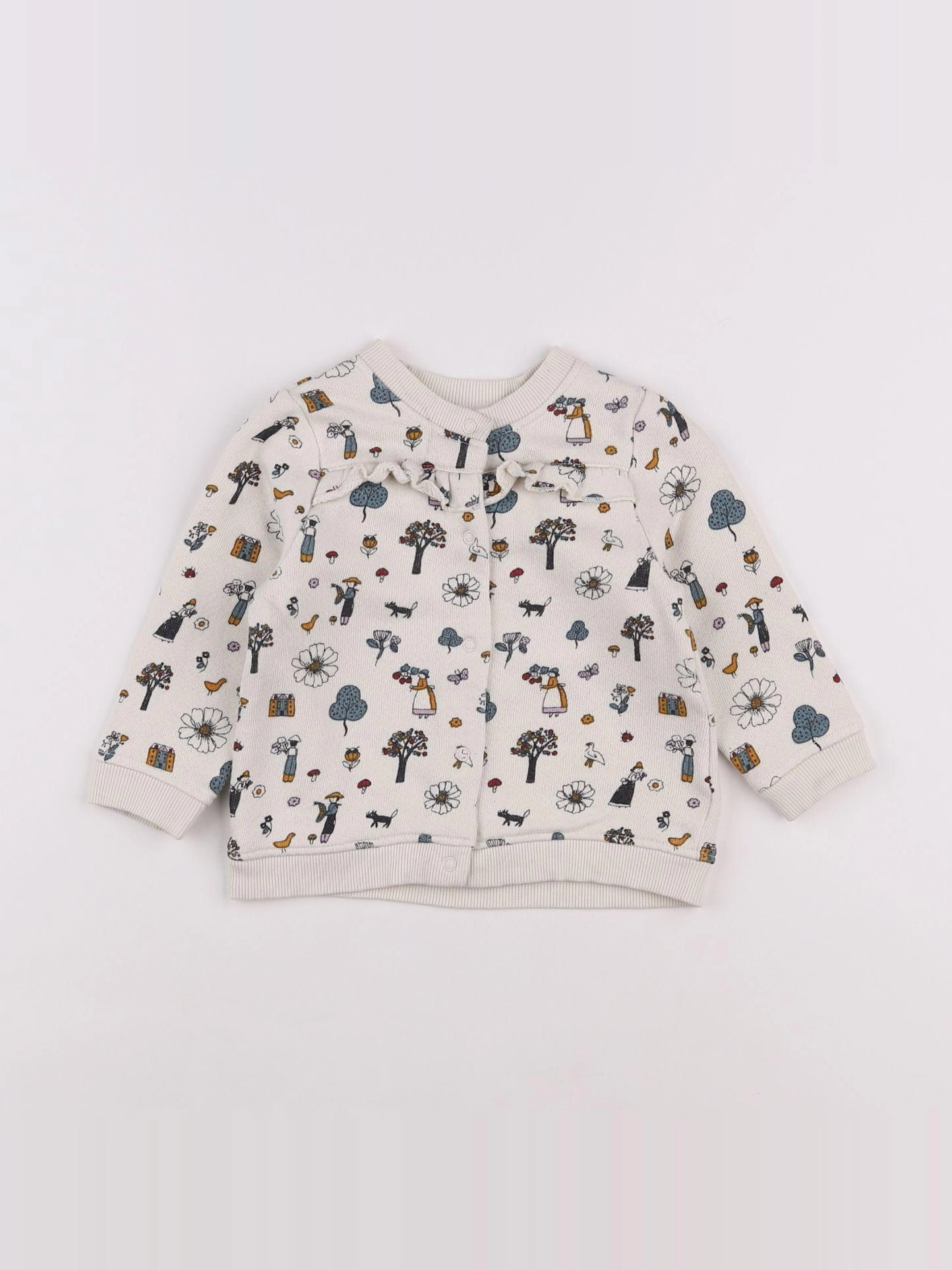 Boutchou - sweat beige - 12 mois