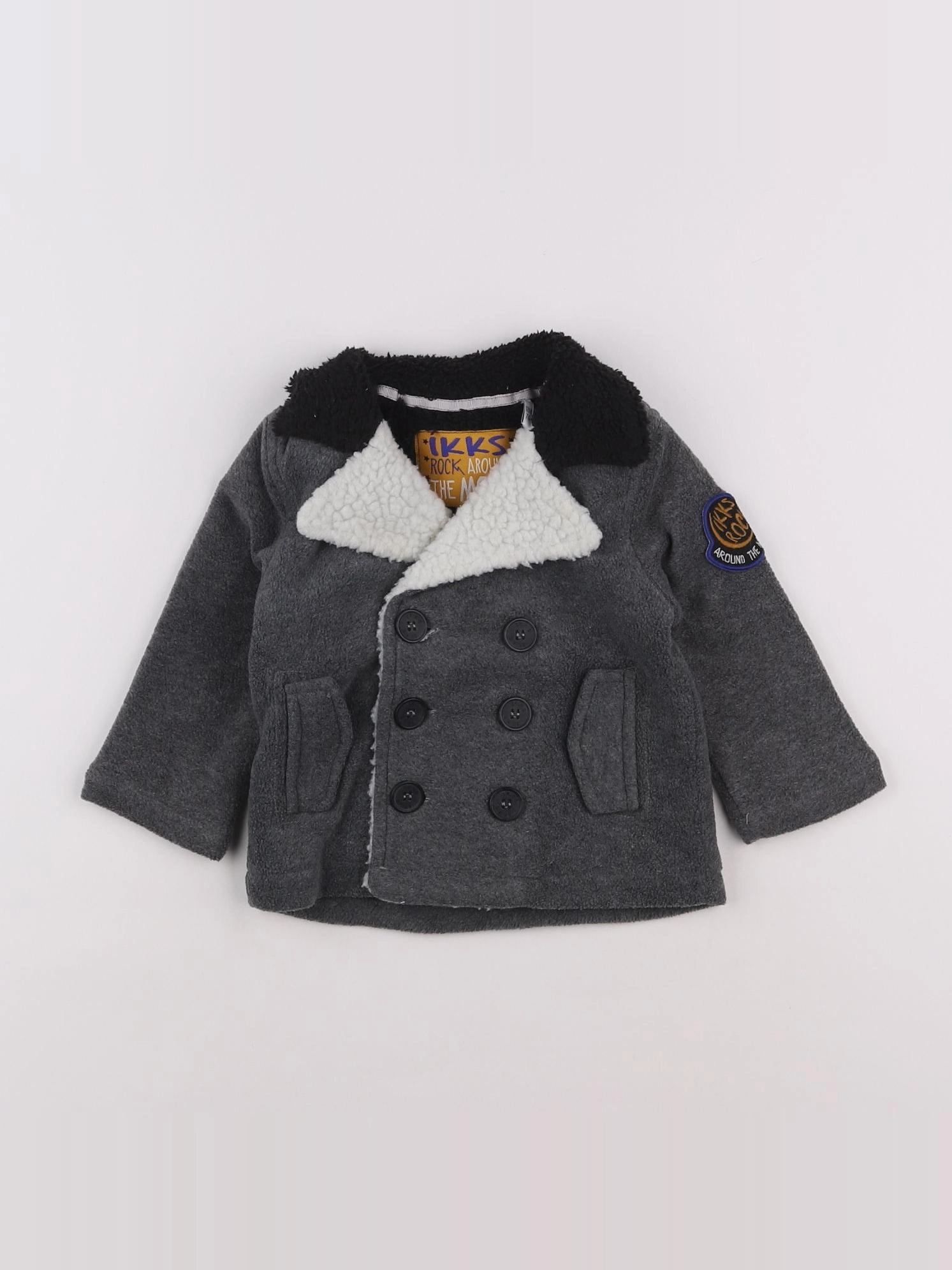 IKKS - veste gris - 12 mois